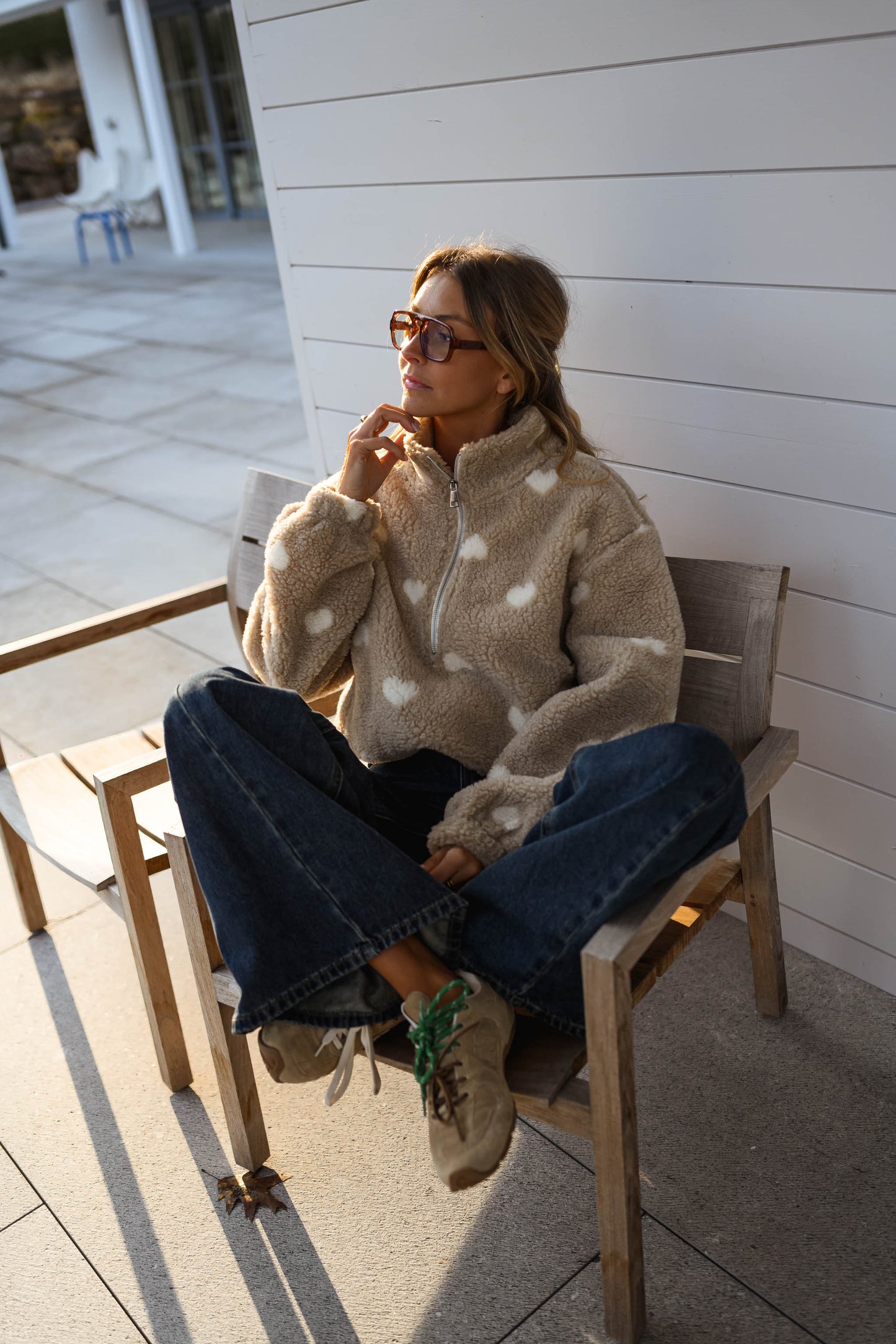 Beige Carmen Fleece Jacket