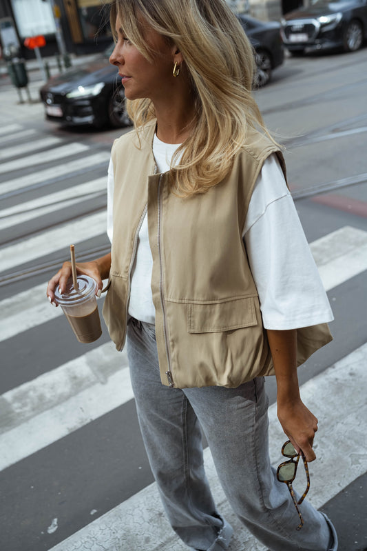 Beige Erasme Vest