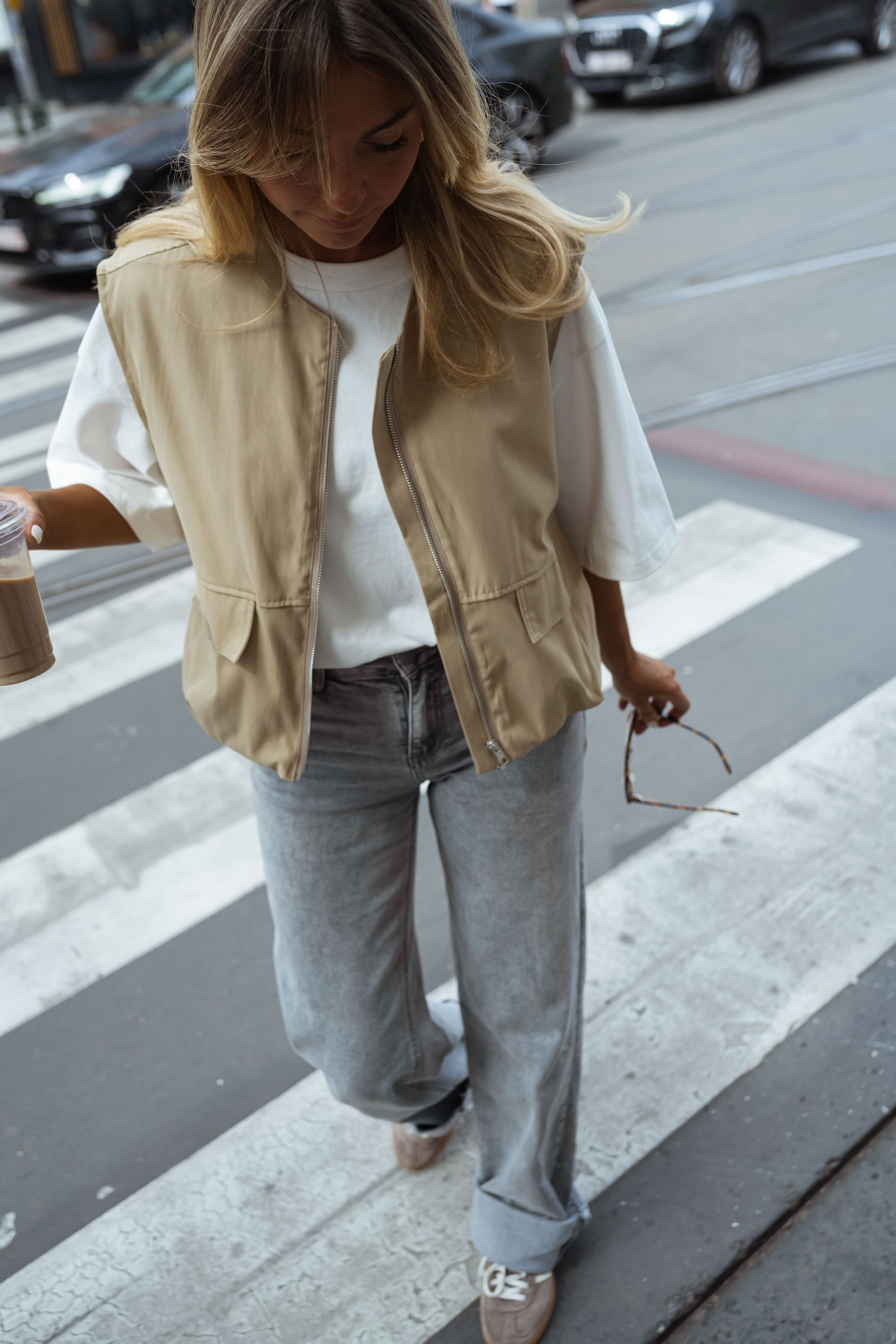 Beige Erasme Vest