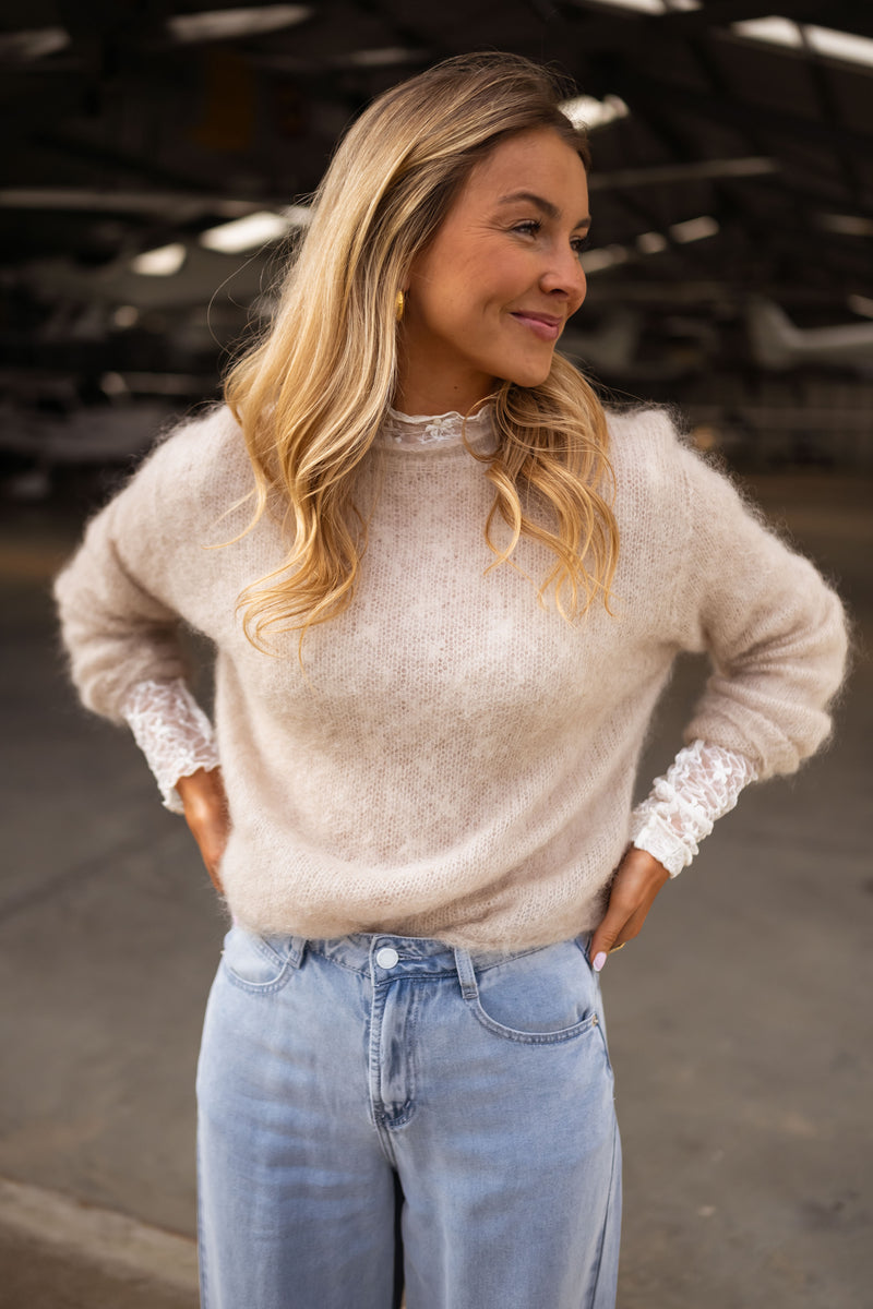 Beige Valda Sweater
