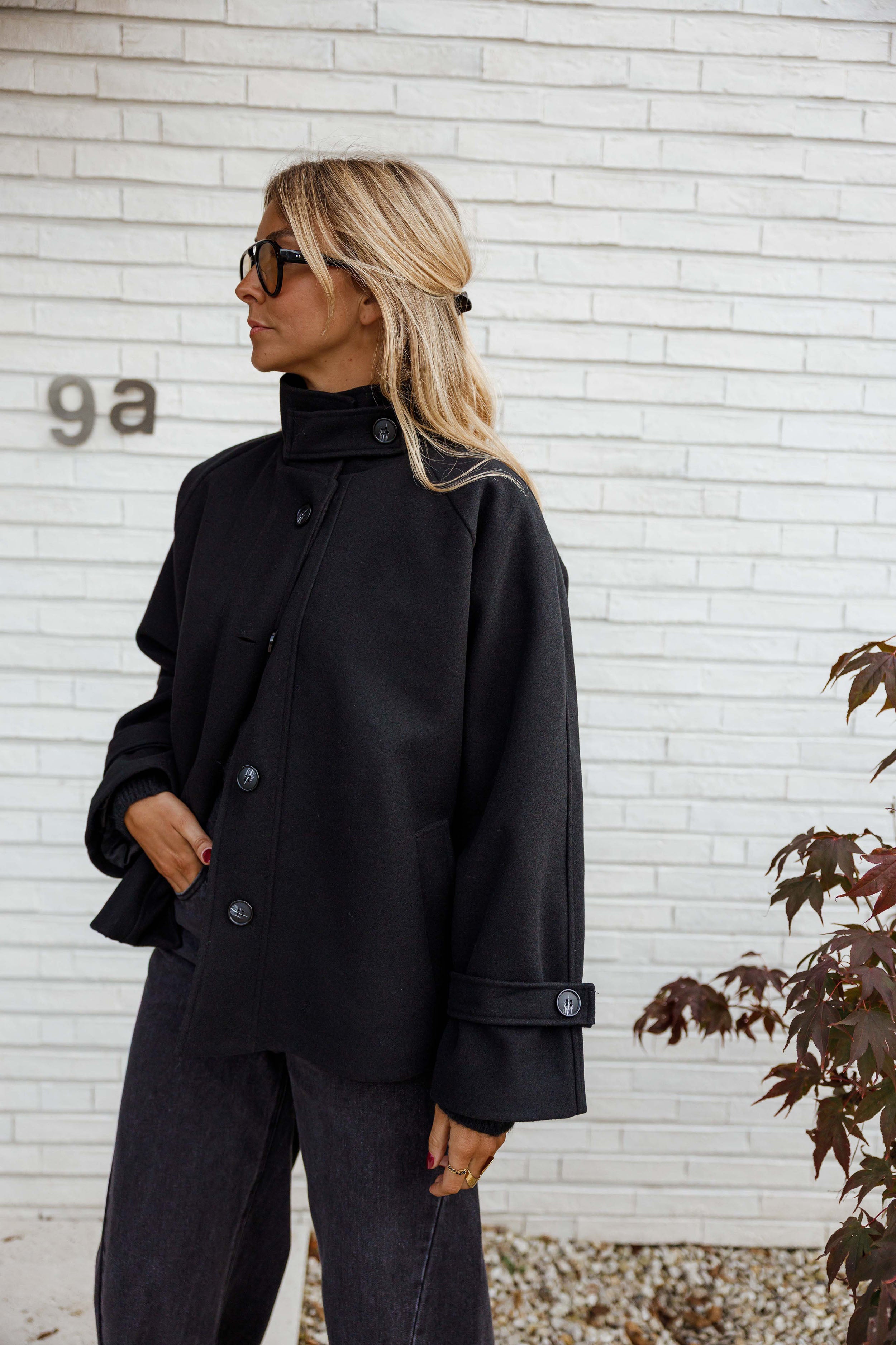 Black Gerald Coat