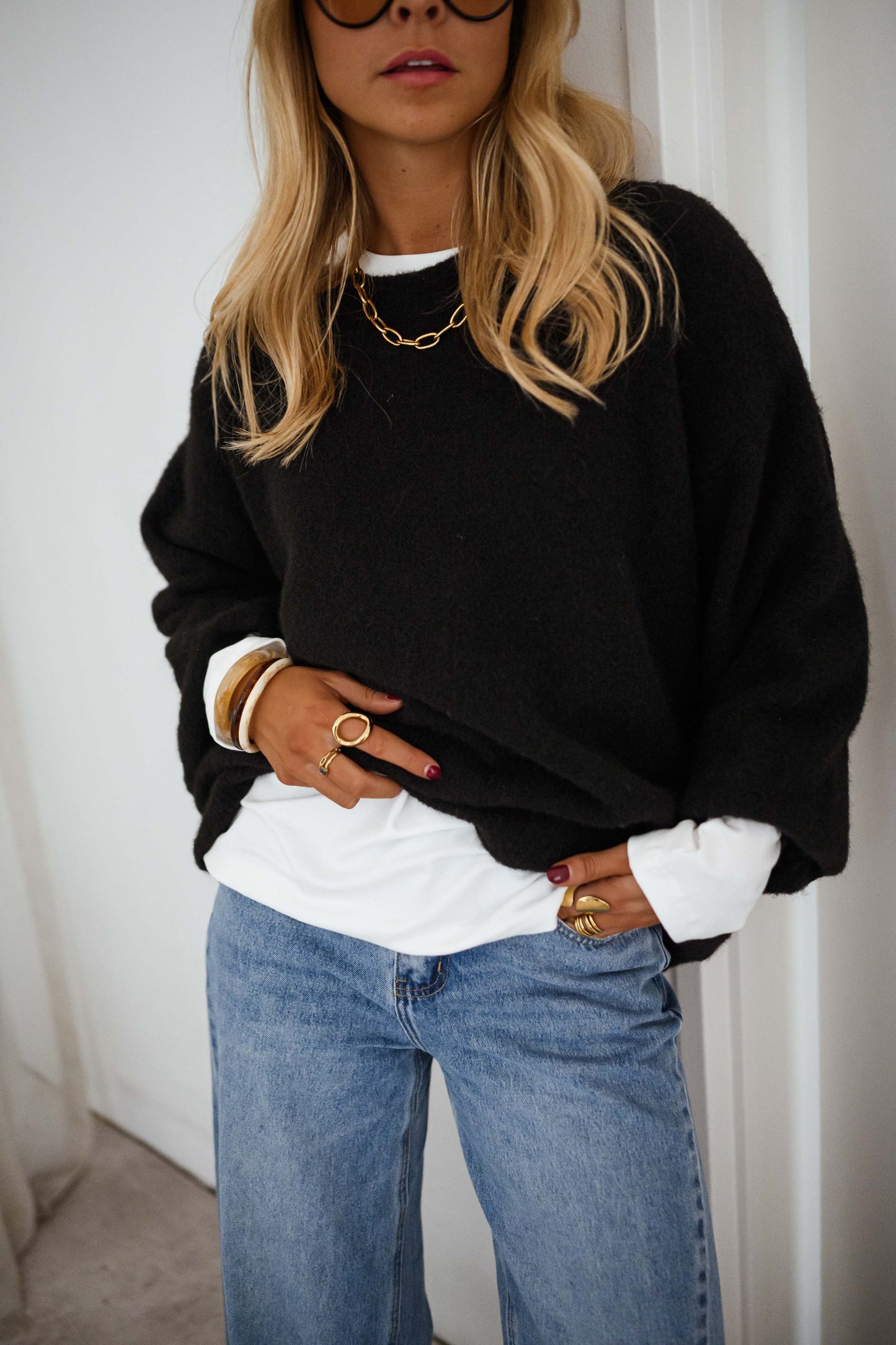 Black Jutta Sweater
