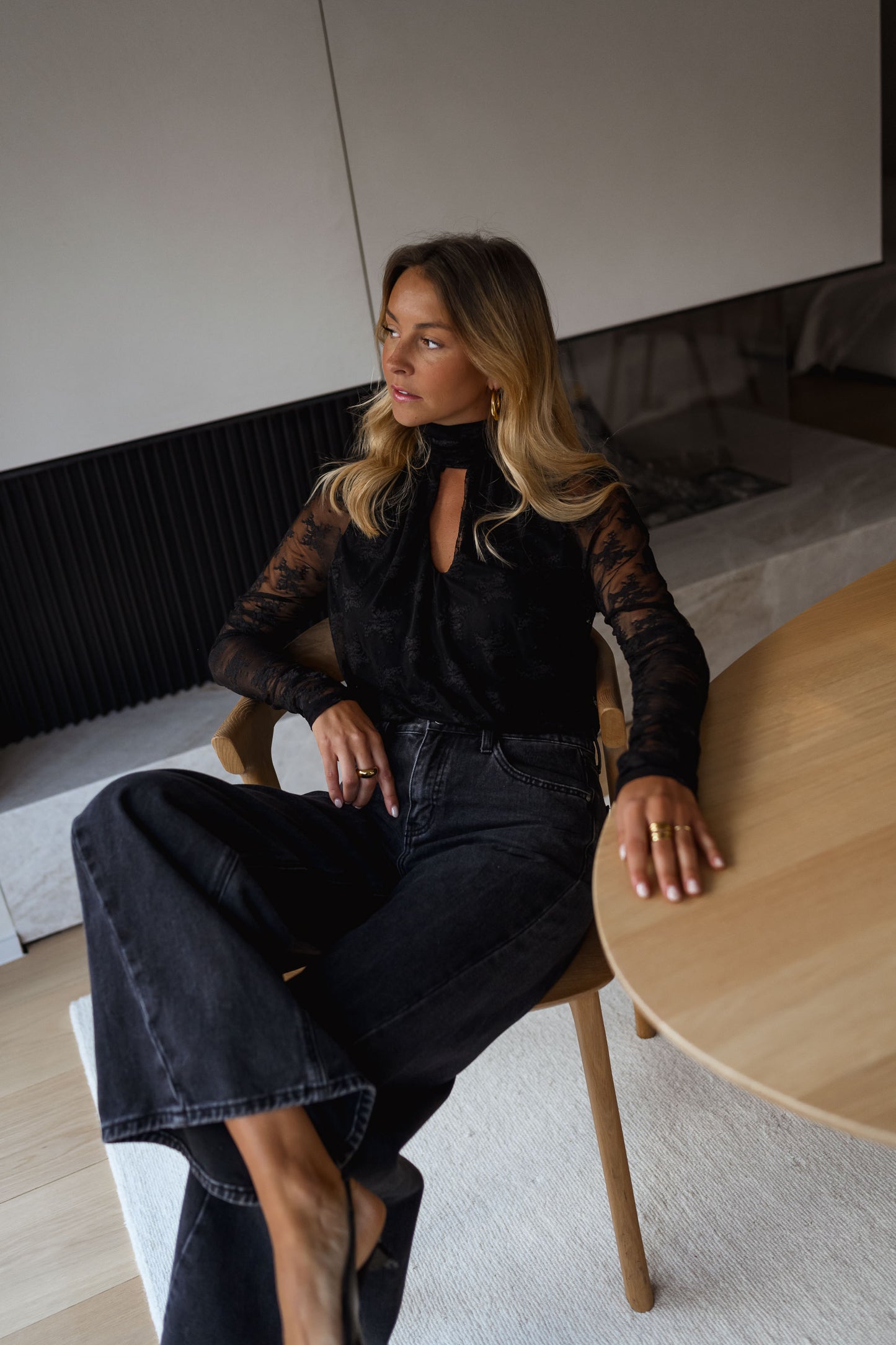 Black Lace Millie Bodysuit