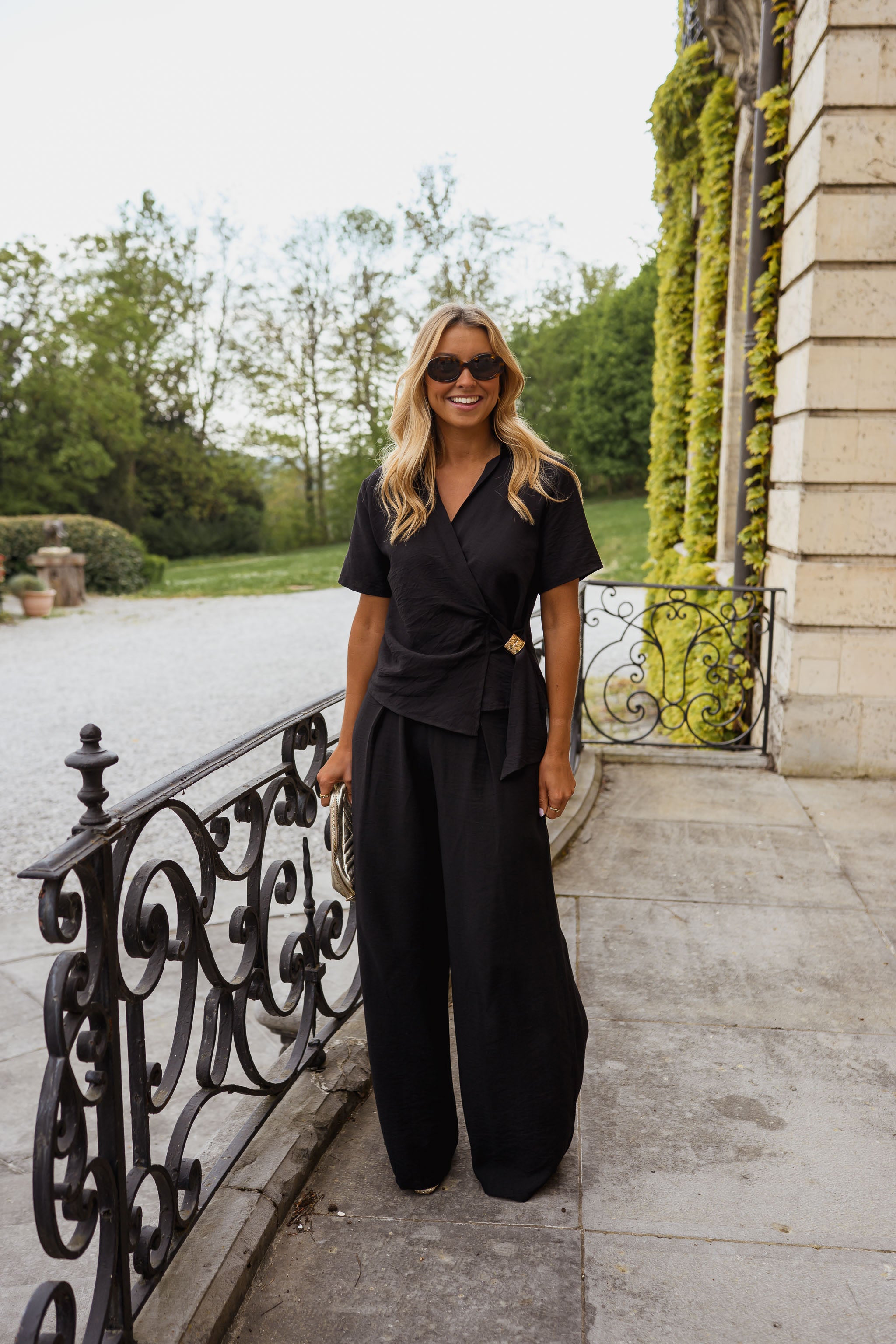 Black Patricia Blouse