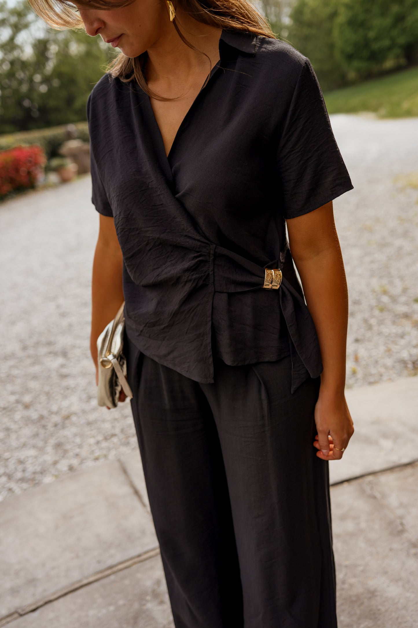 Black Patricia Blouse