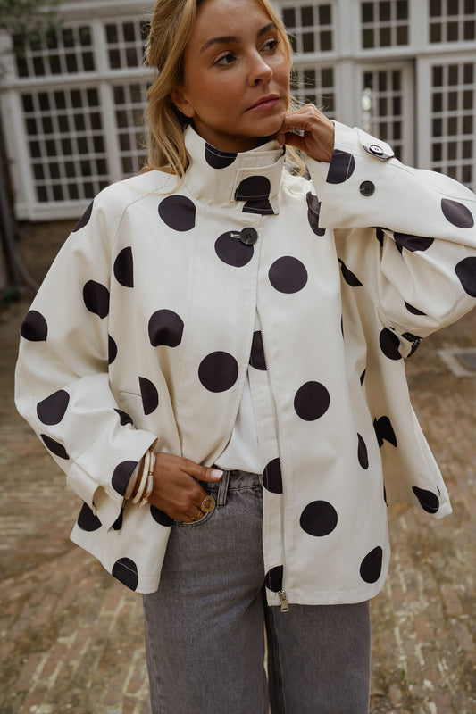 Black Polka Dot Leonard Jacket