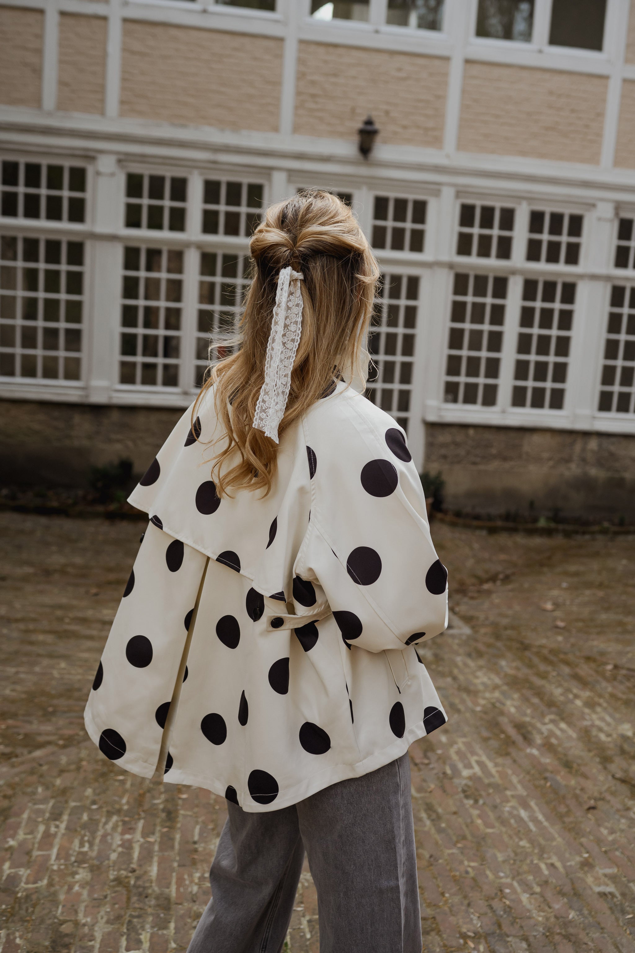 Black Polka Dot Leonard Jacket