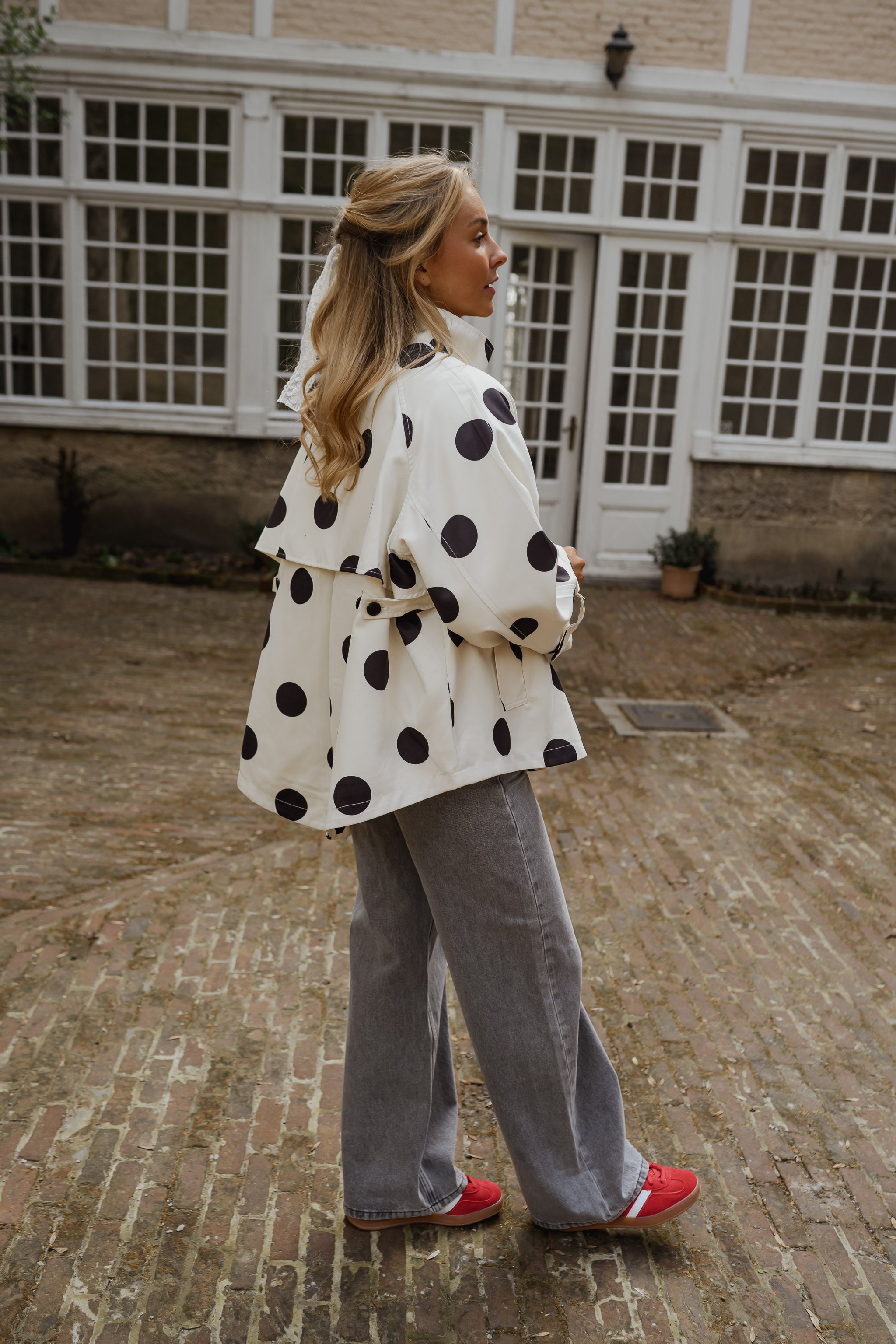 Black Polka Dot Leonard Jacket