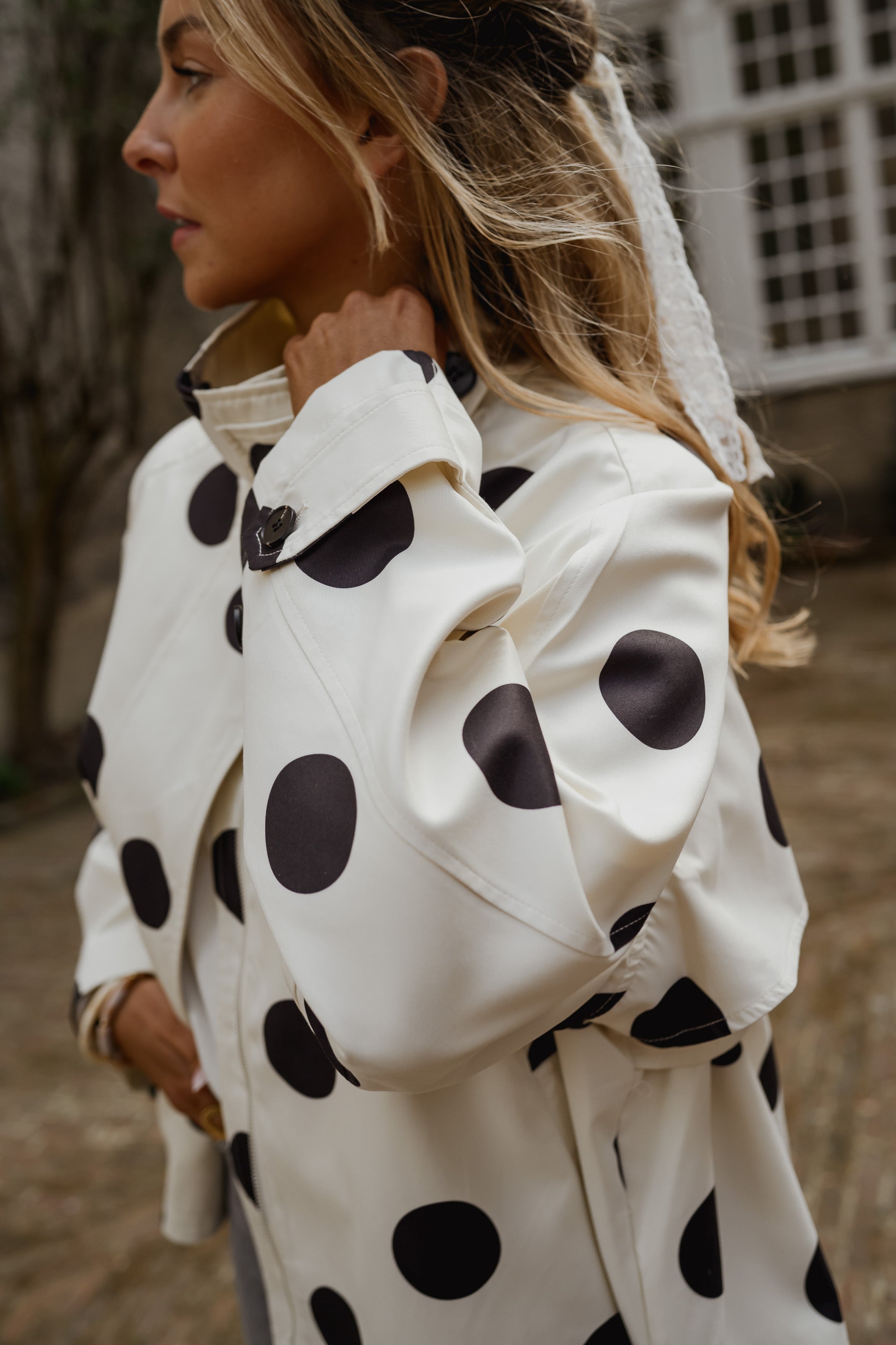 Black Polka Dot Leonard Jacket