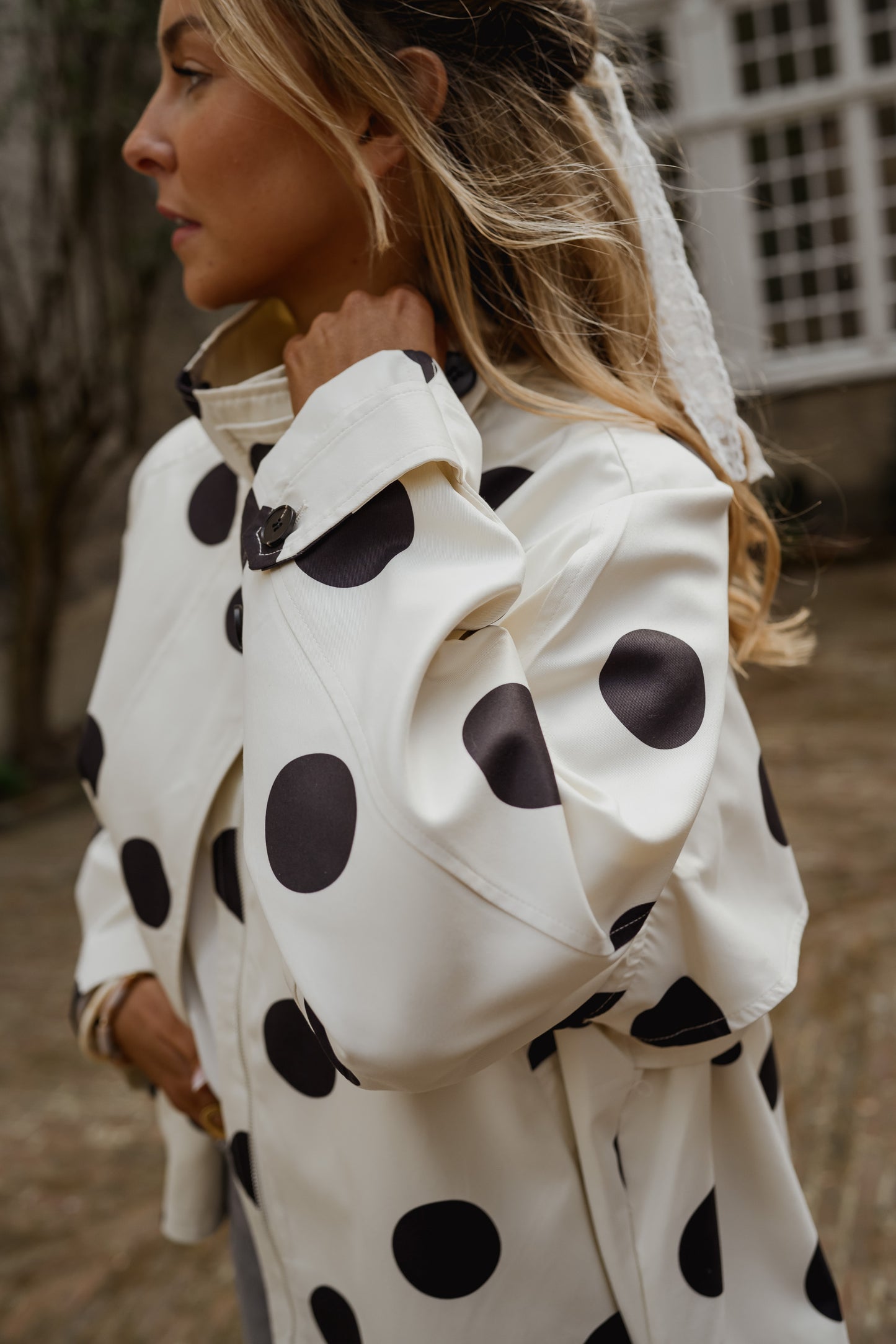 Black Polka Dot Leonard Jacket