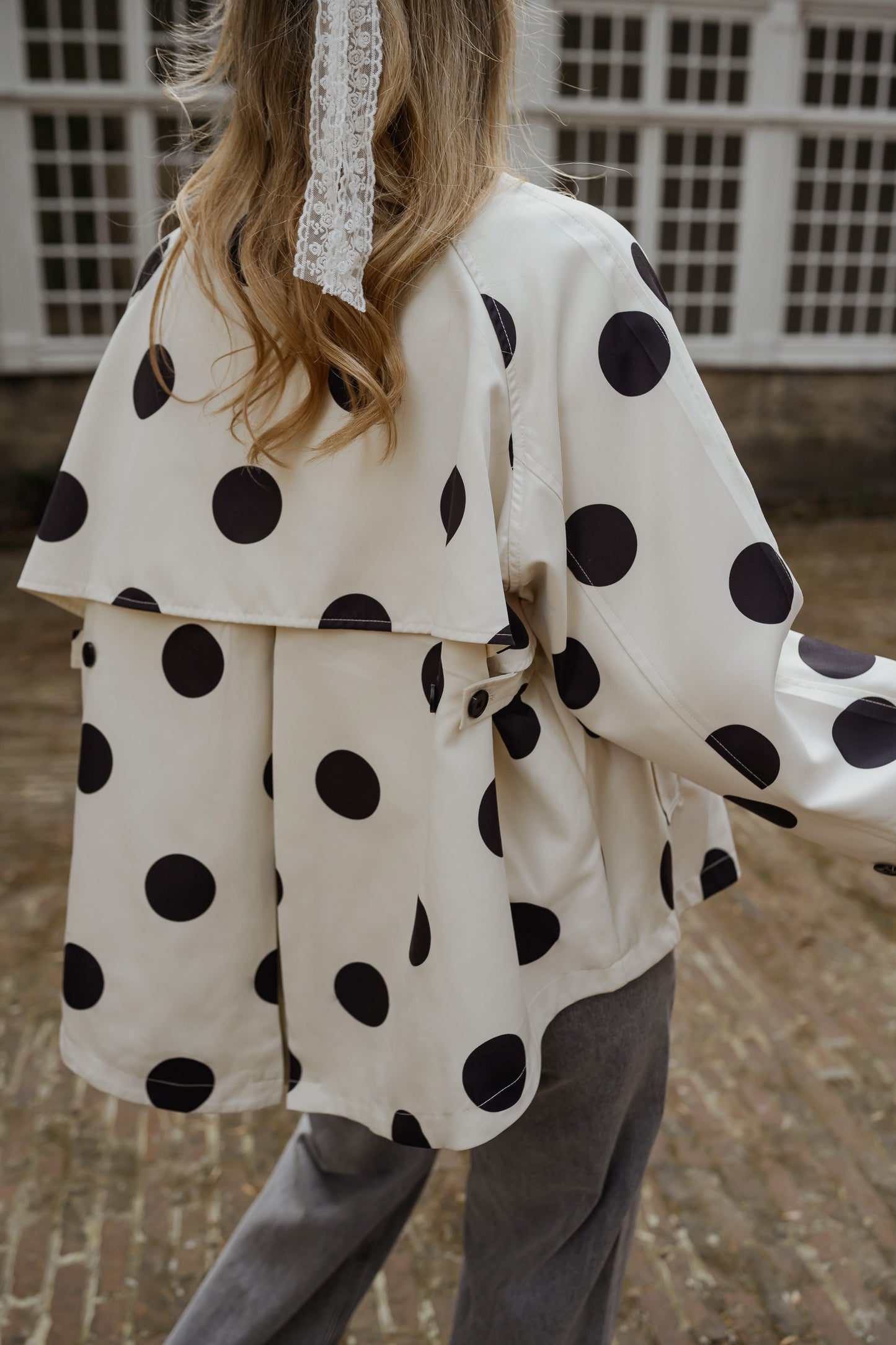 Black Polka Dot Leonard Jacket