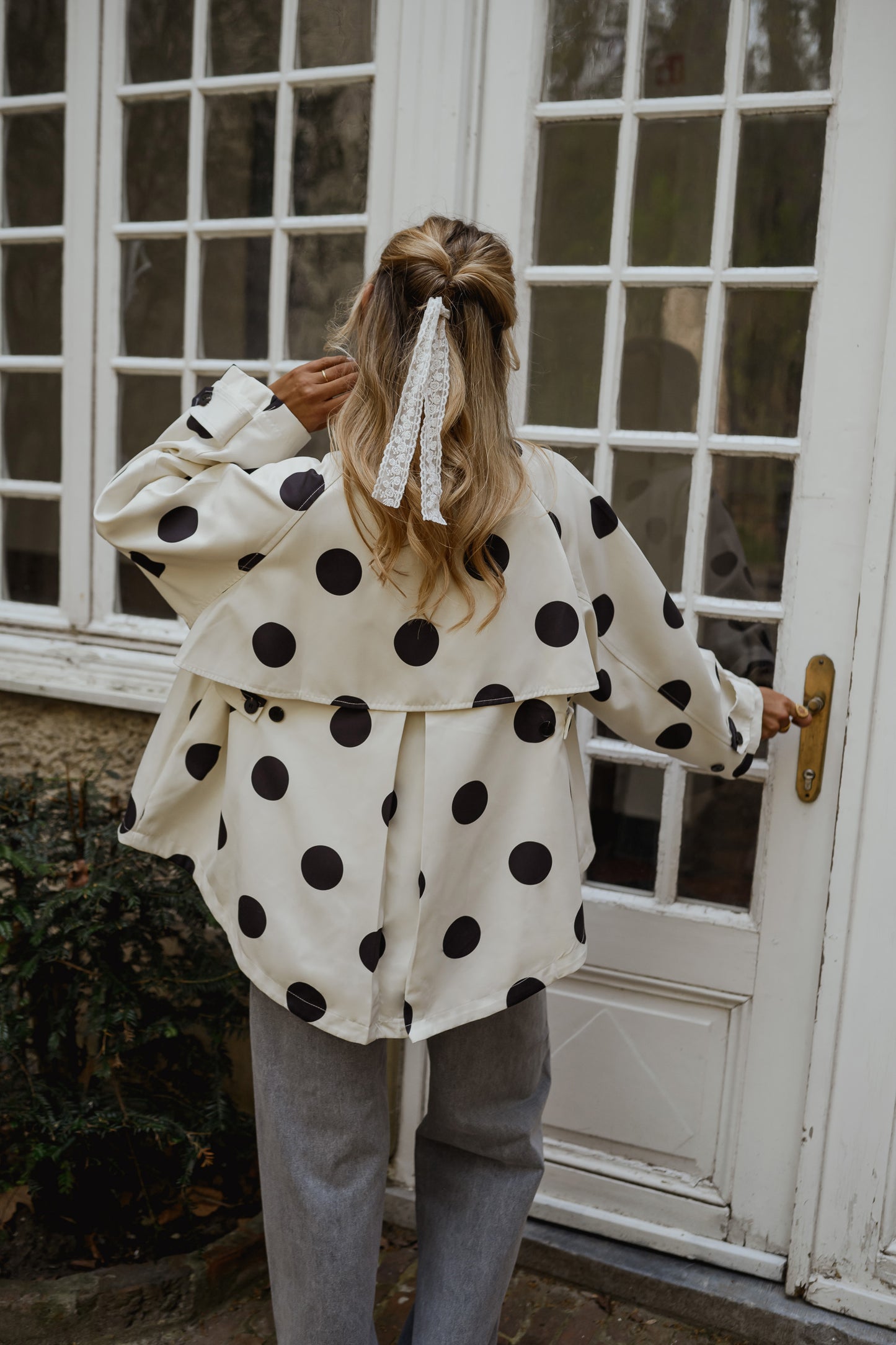 Black Polka Dot Leonard Jacket