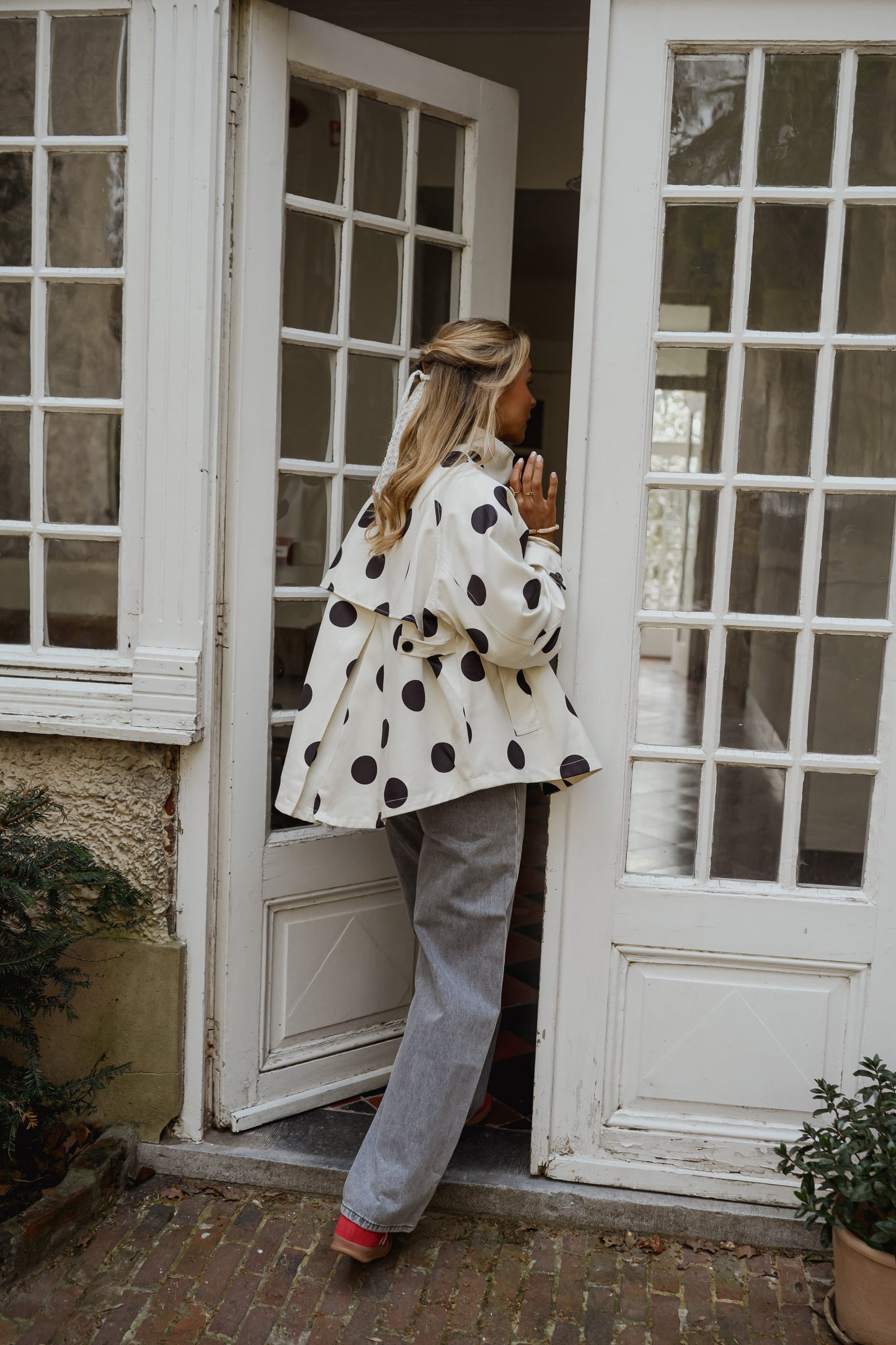 Black Polka Dot Leonard Jacket