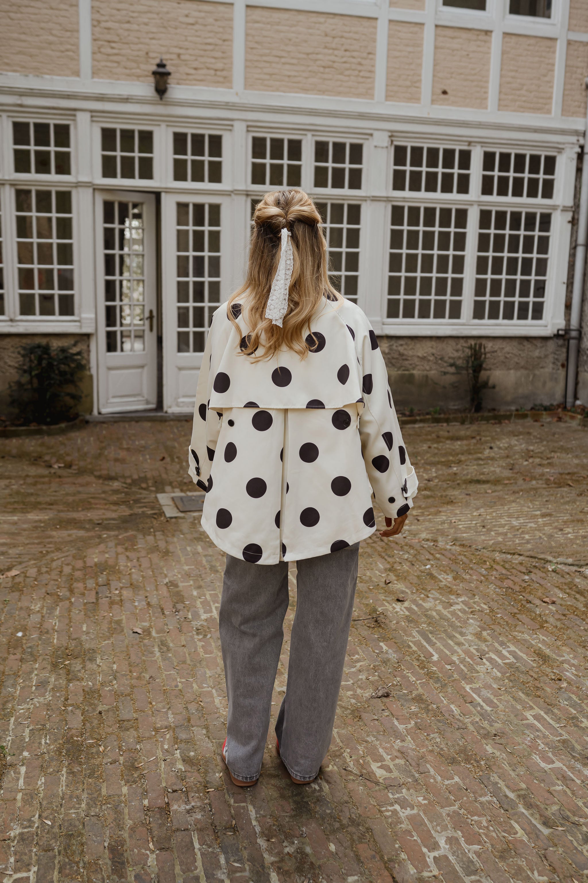 Black Polka Dot Leonard Jacket