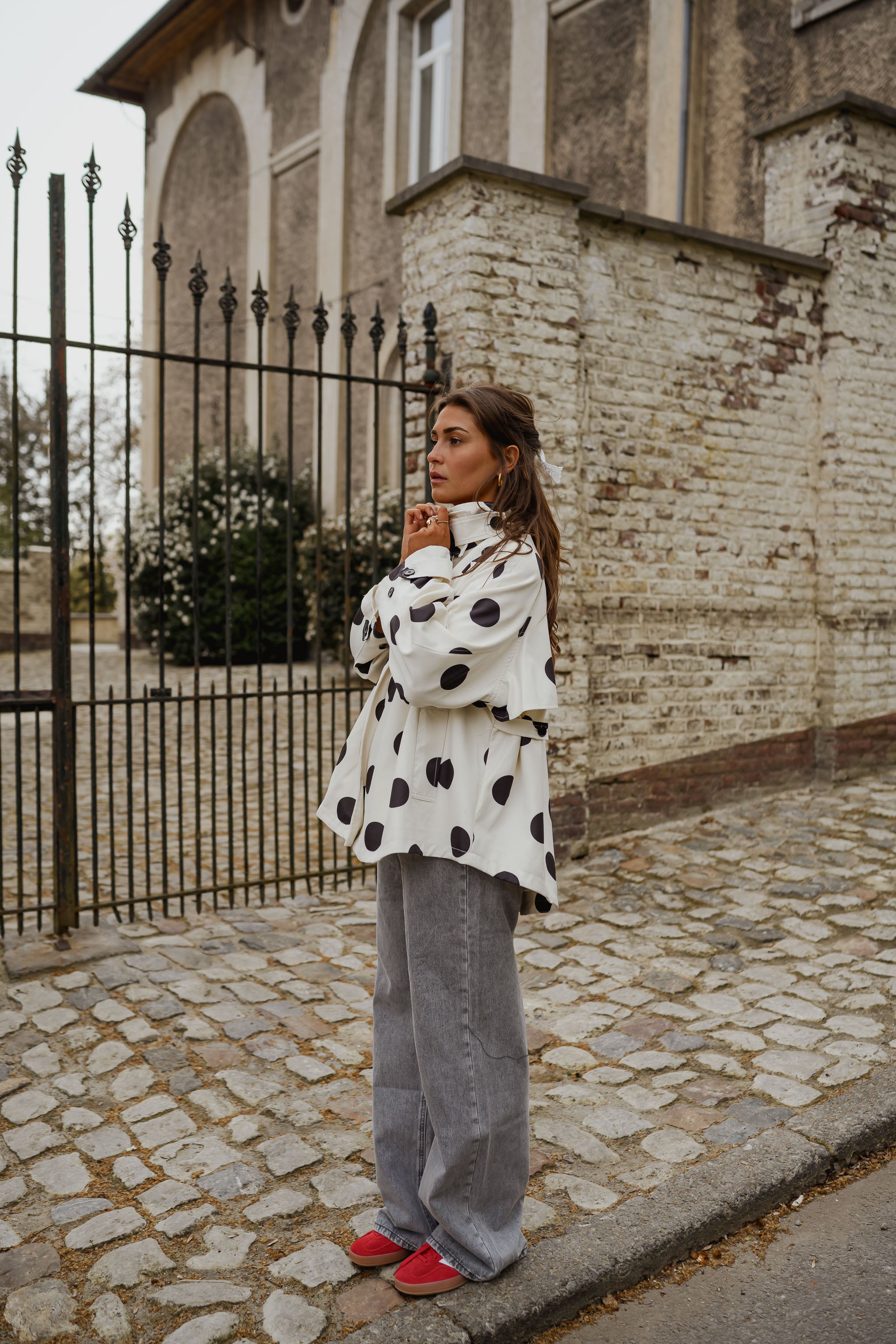 Black Polka Dot Leonard Jacket