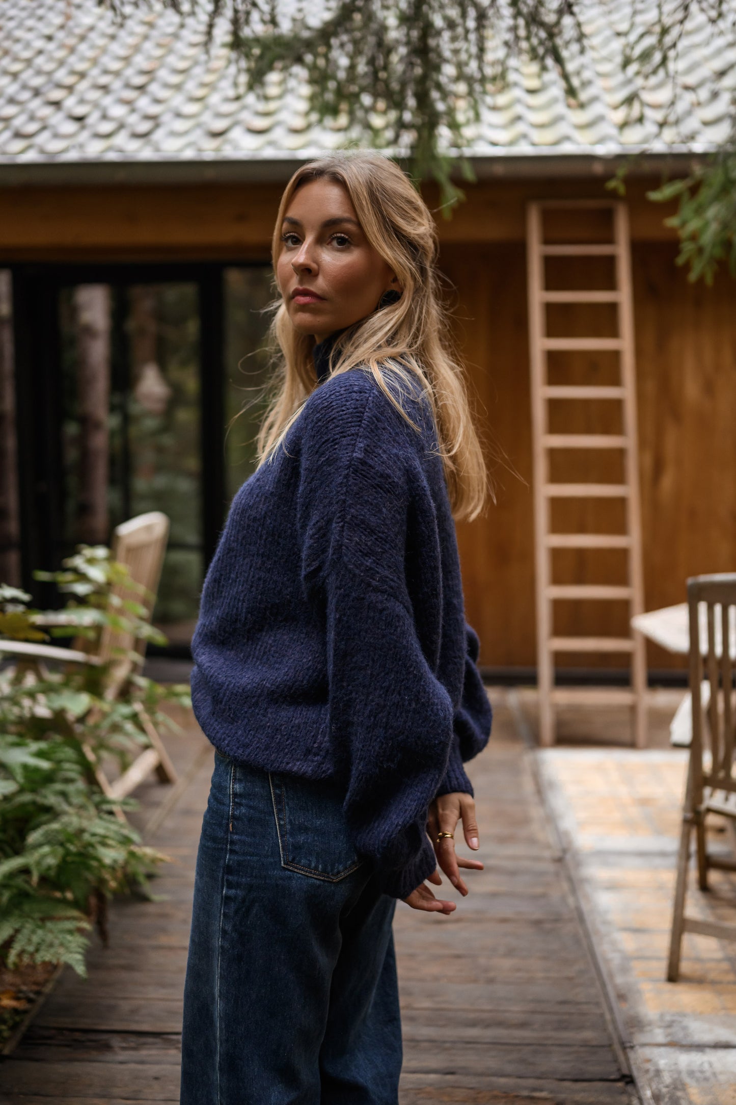 Blue Angele Sweater