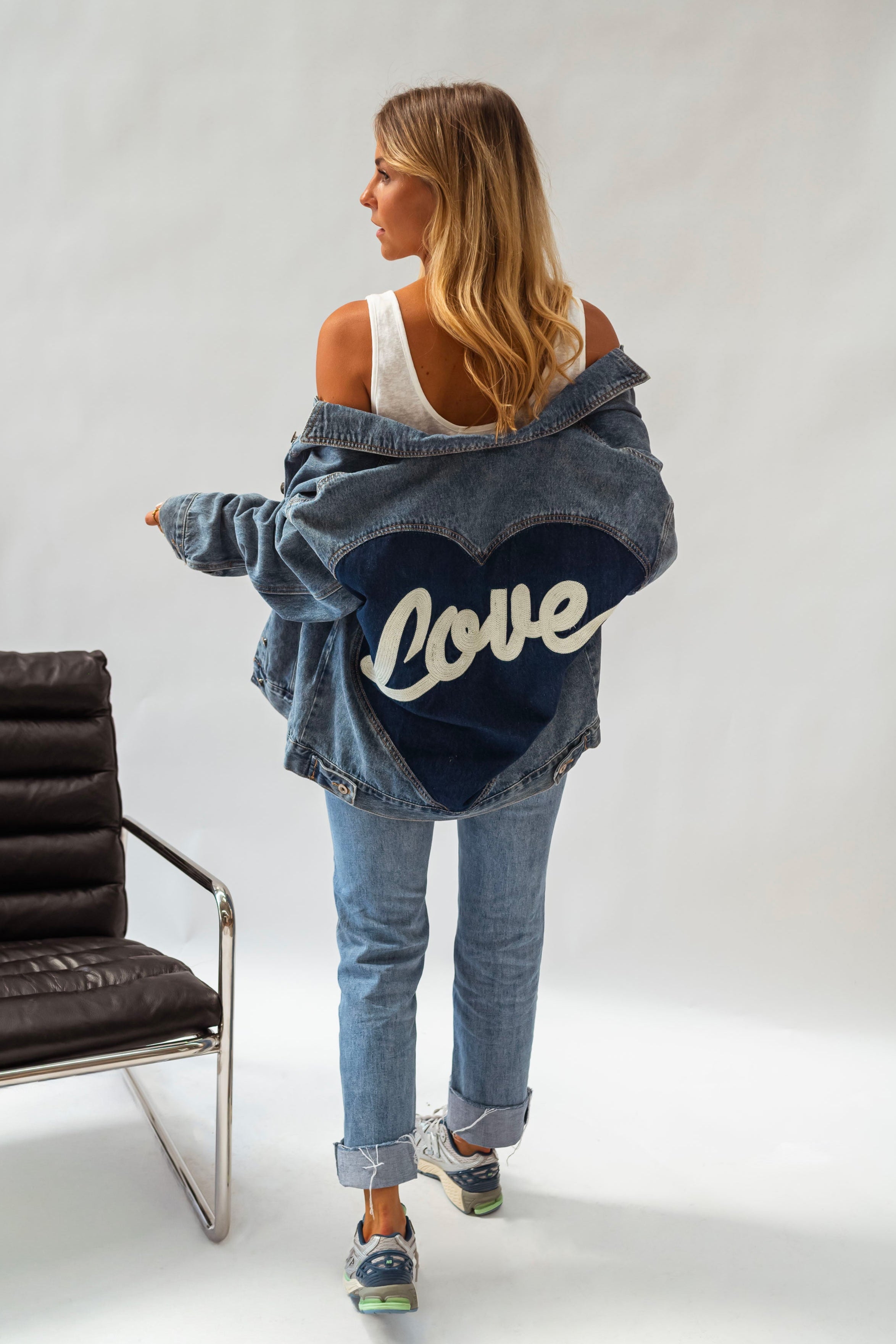 Blue Denim Helmi Jacket