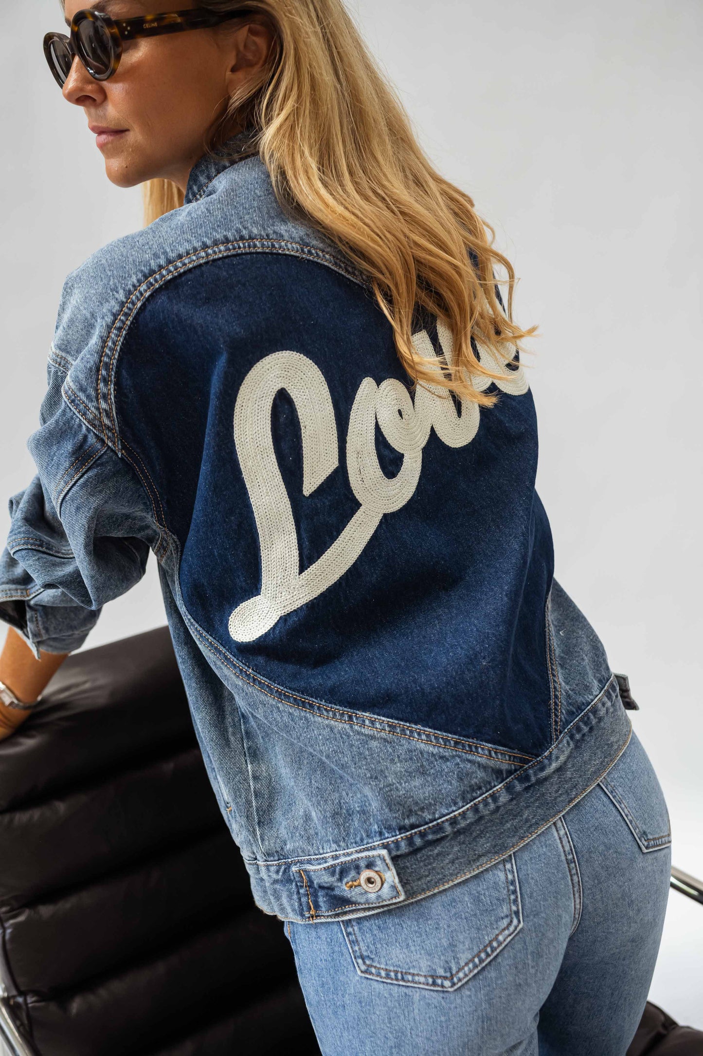 Blue Denim Helmi Jacket