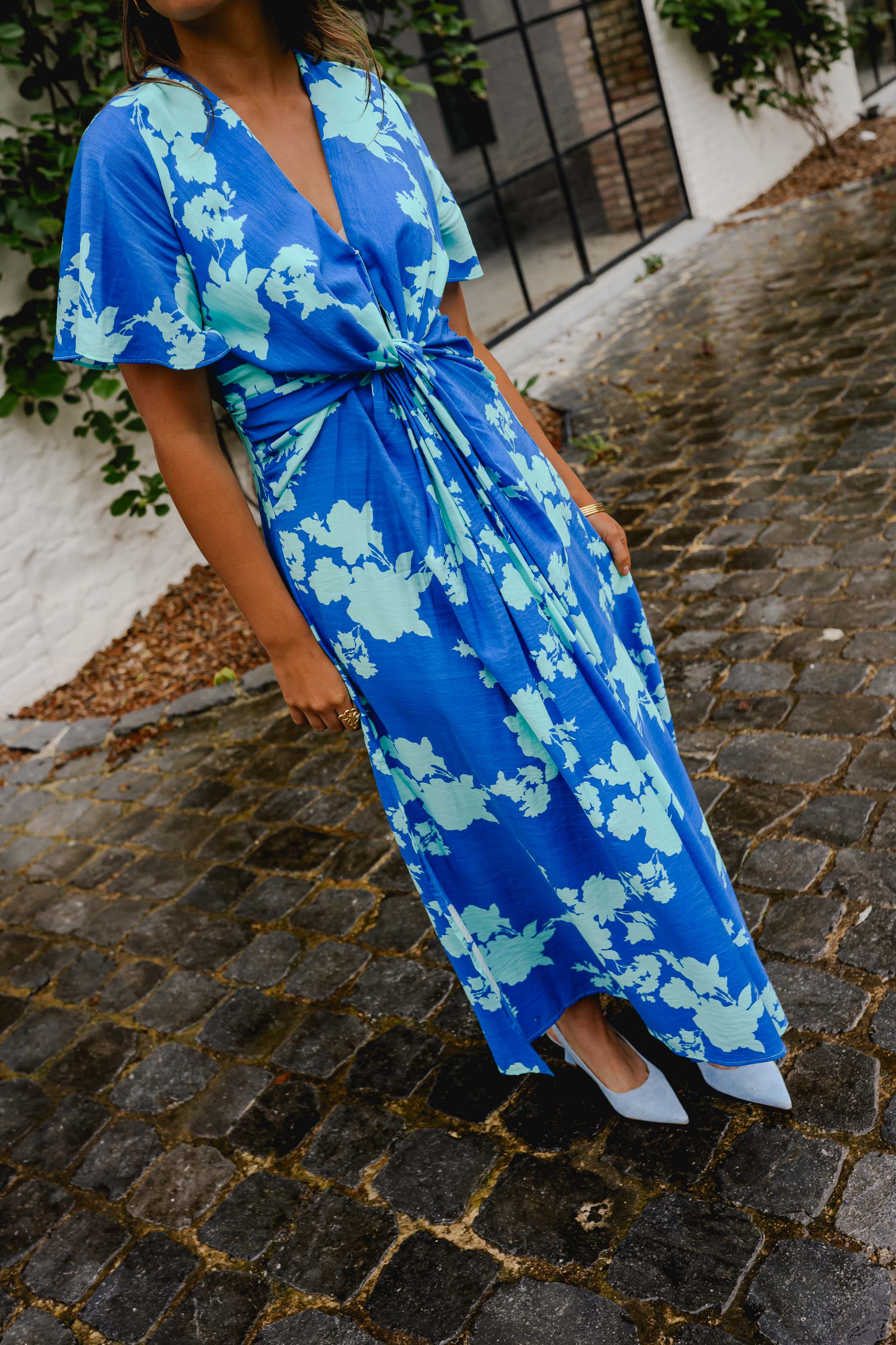 Blue Floral Joanny Dress
