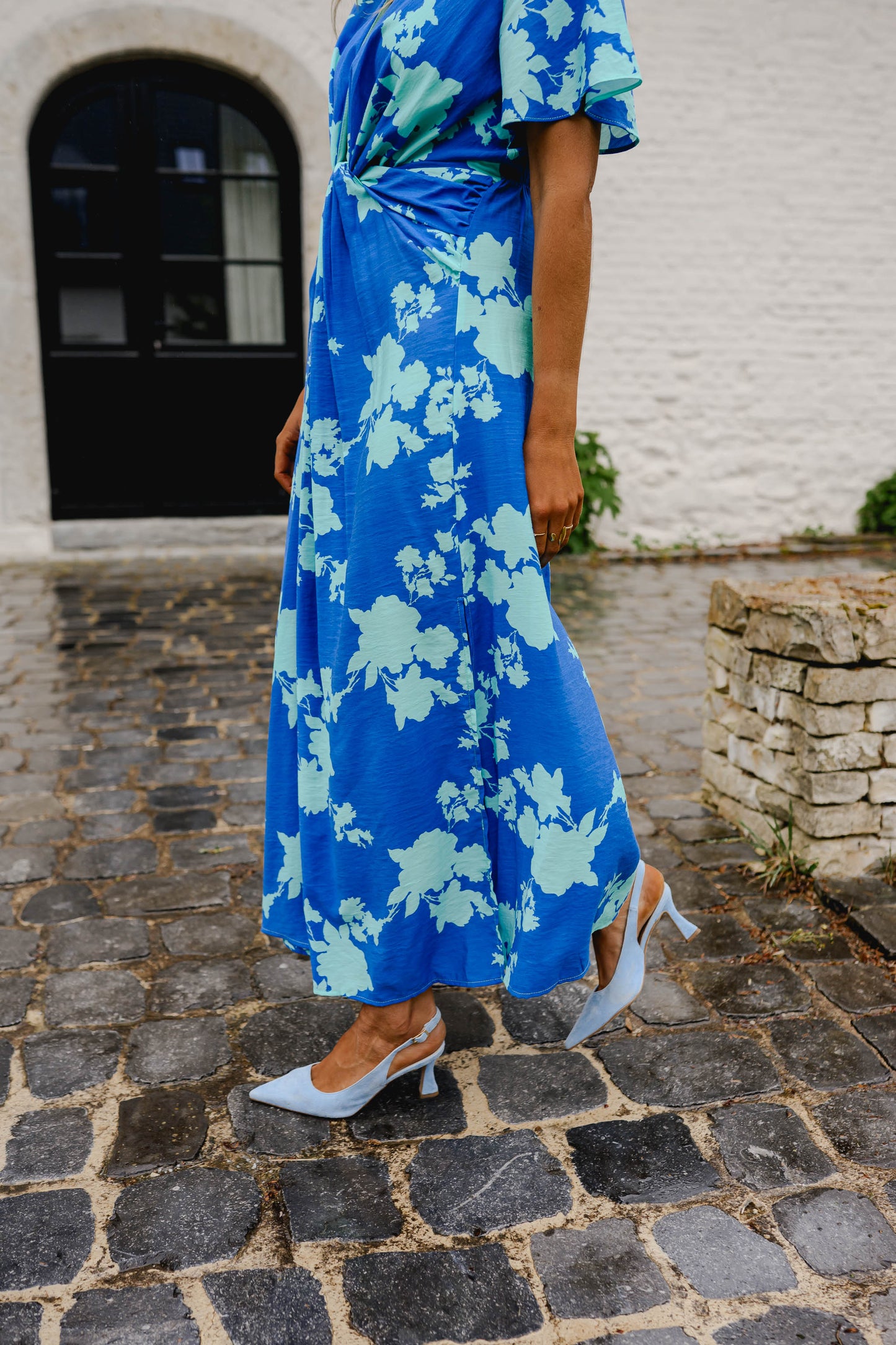 Blue Floral Joanny Dress