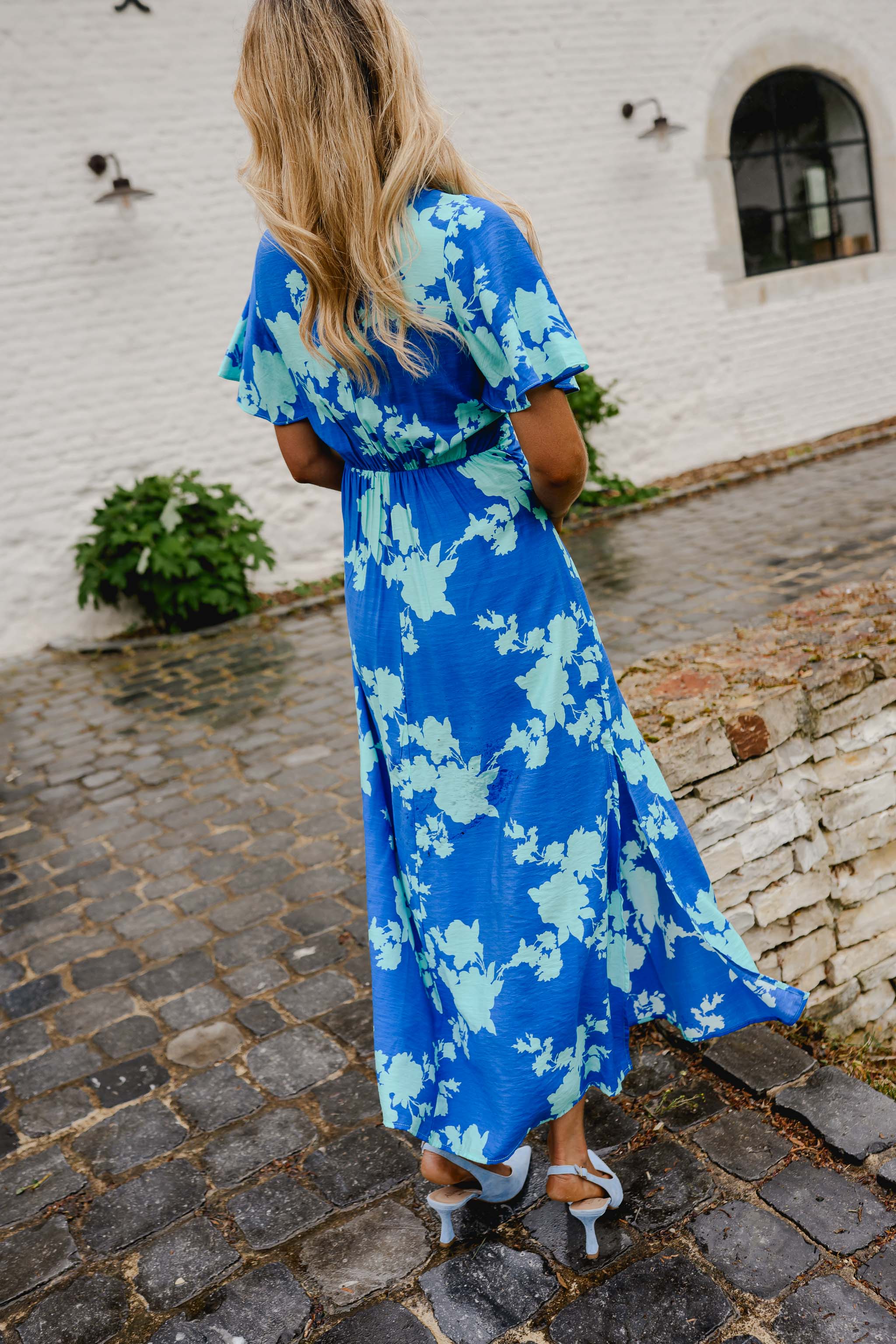 Blue Floral Joanny Dress