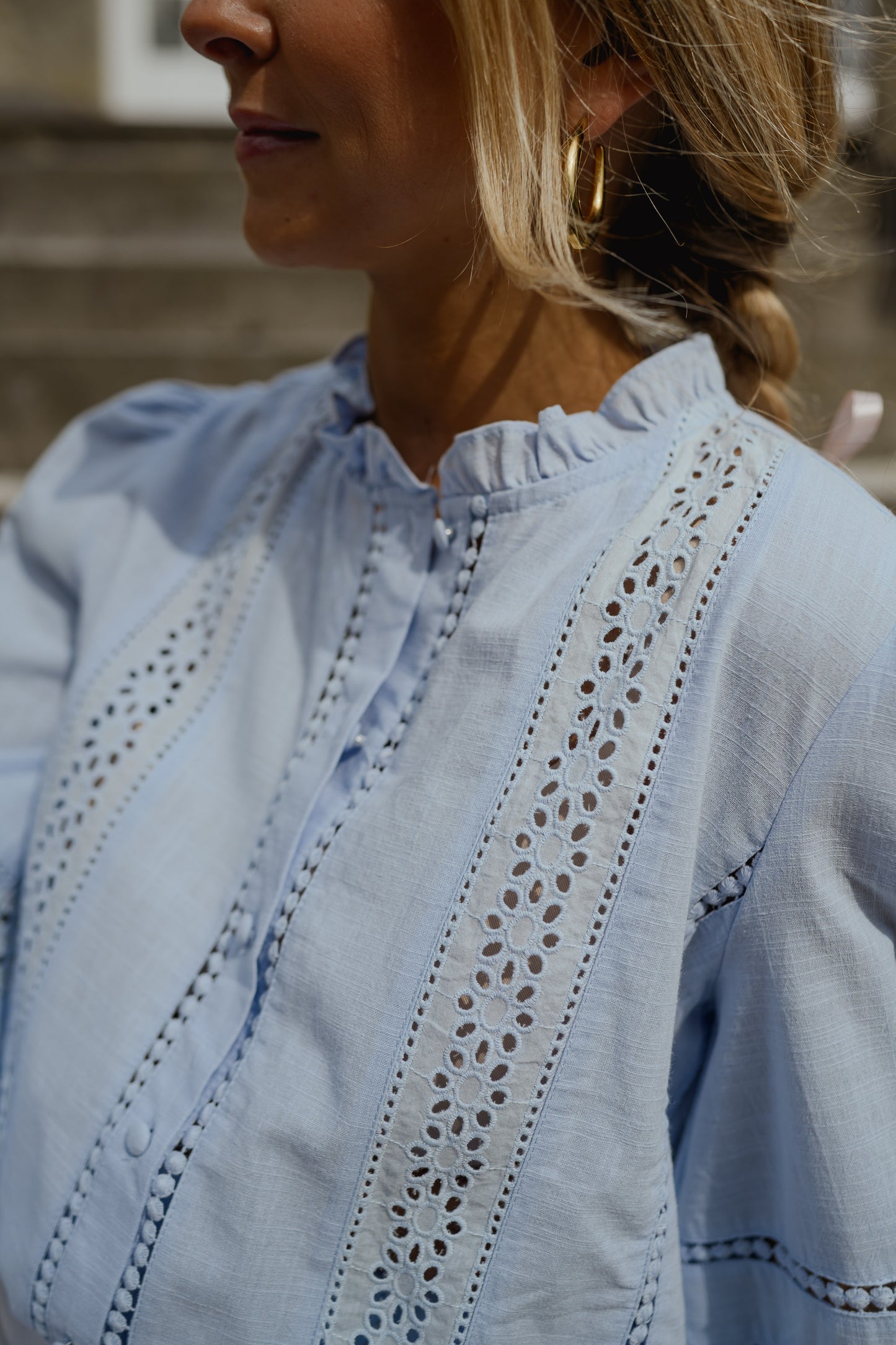 Blue Grain Blouse