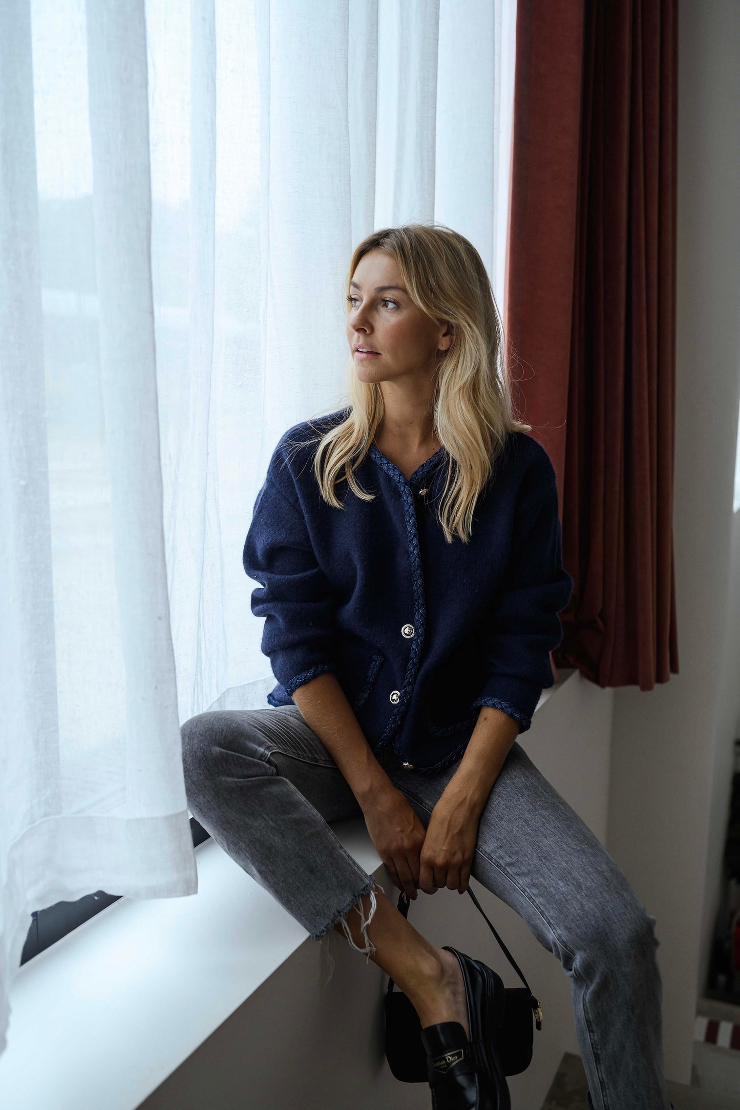 Blue Isadora Cardigan