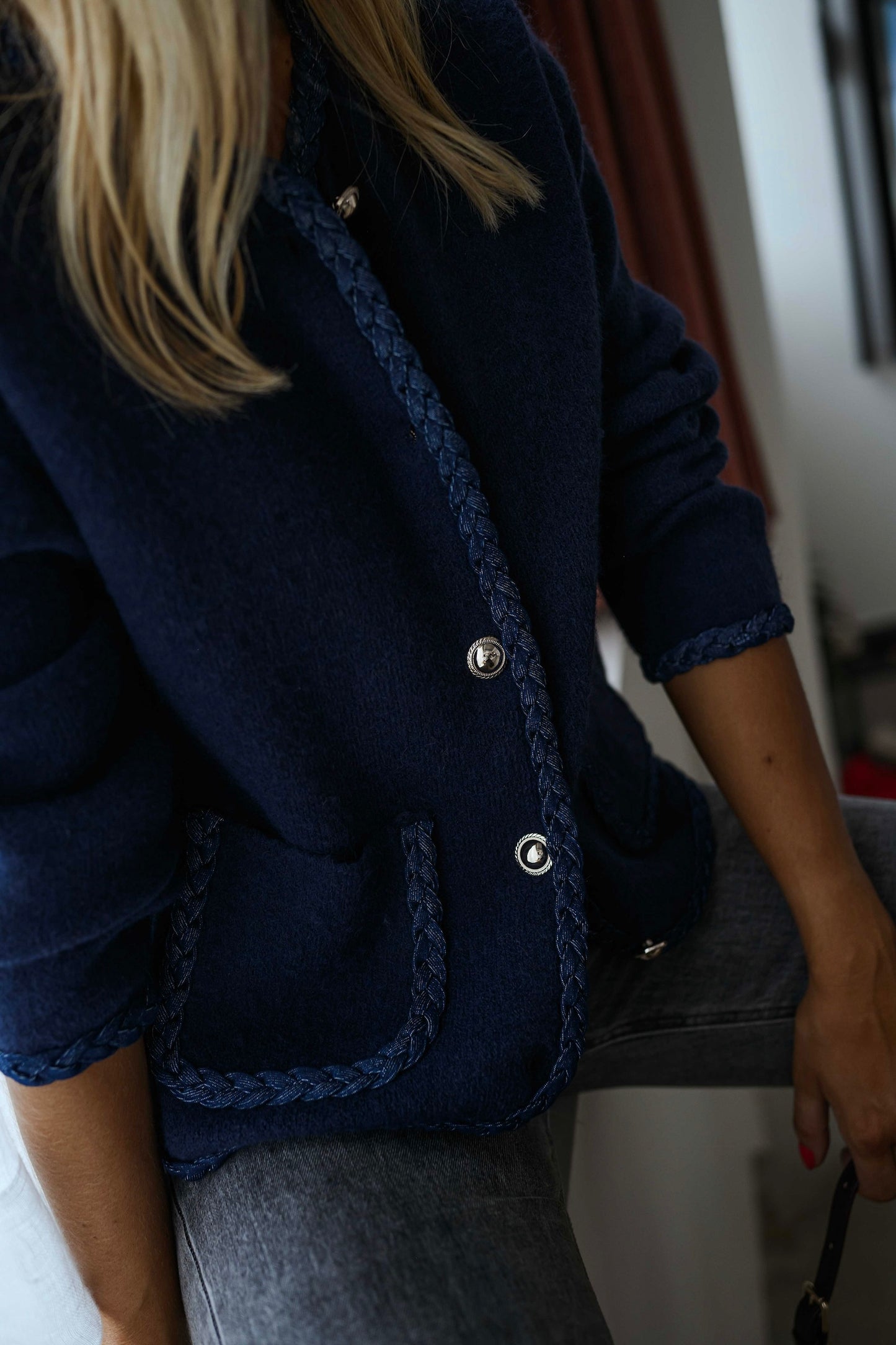 Blue Isadora Cardigan