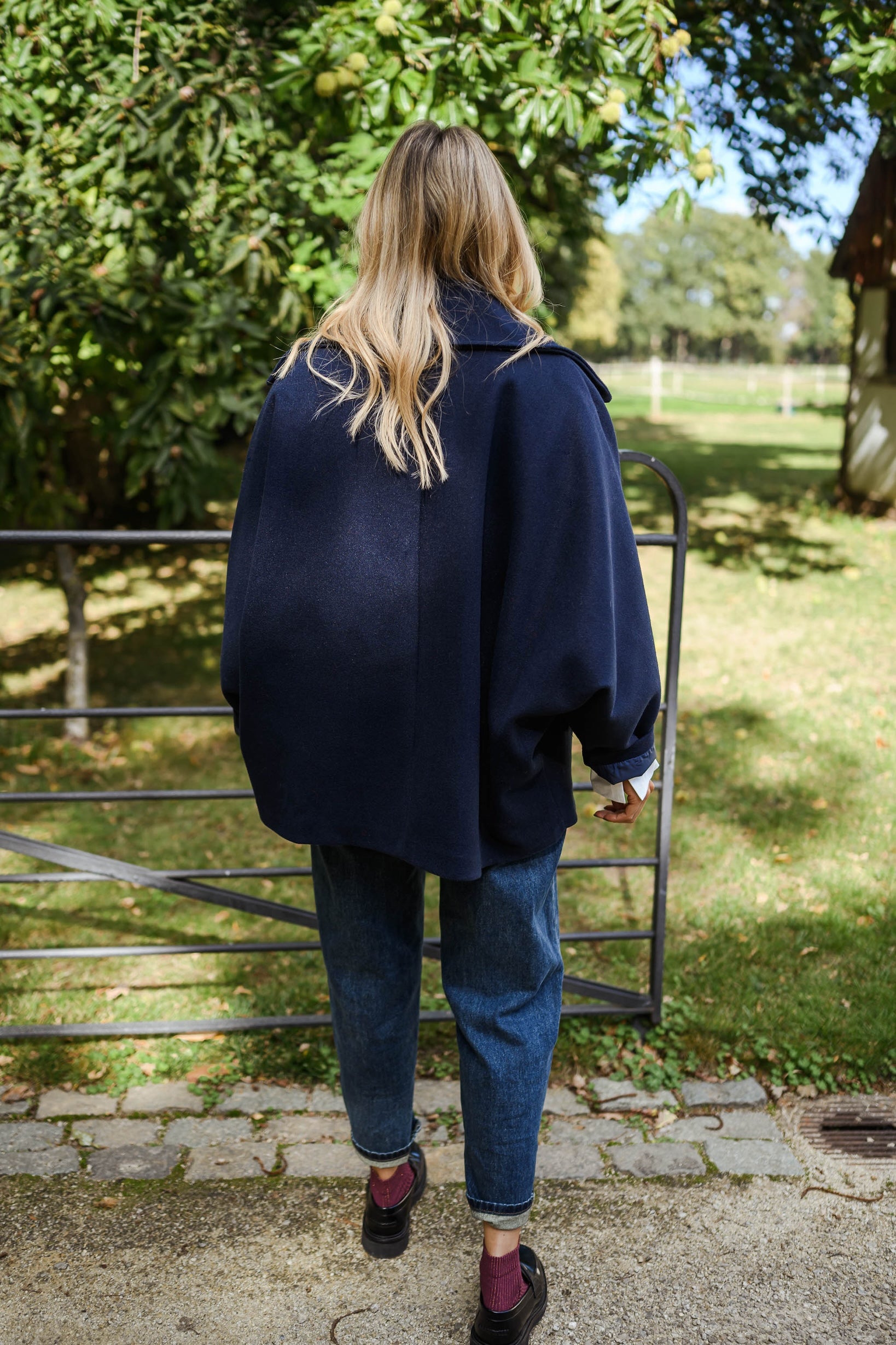 Blue Marlise Coat