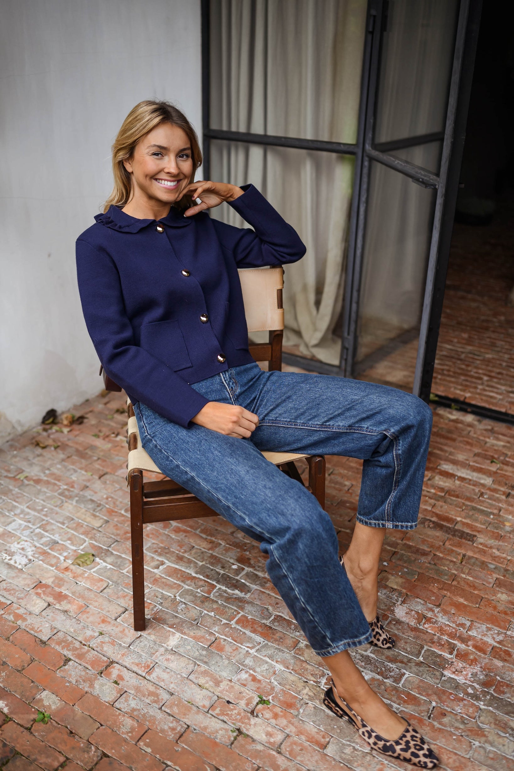 Blue Presly Cardigan