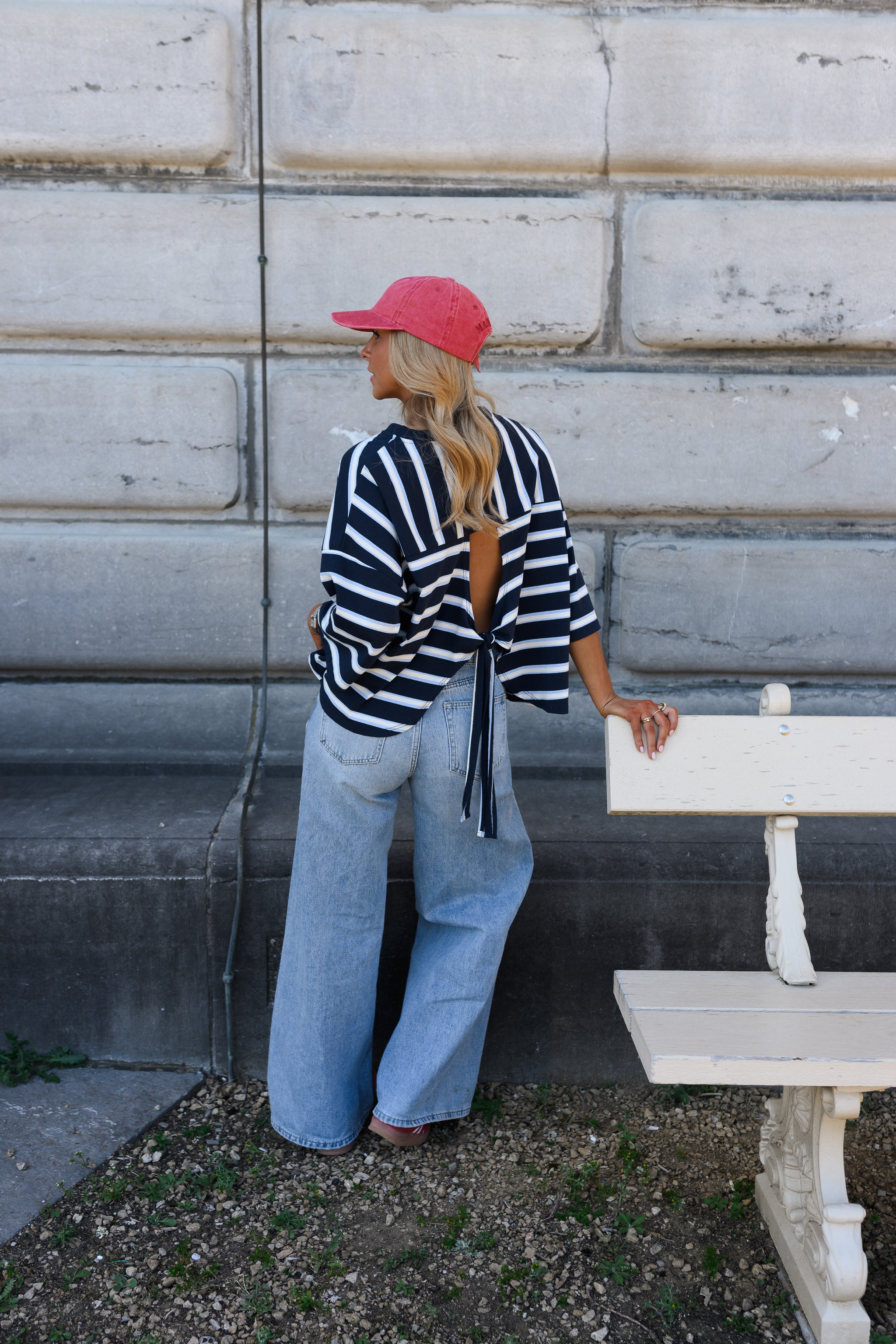 Blue Striped Isora T-Shirt