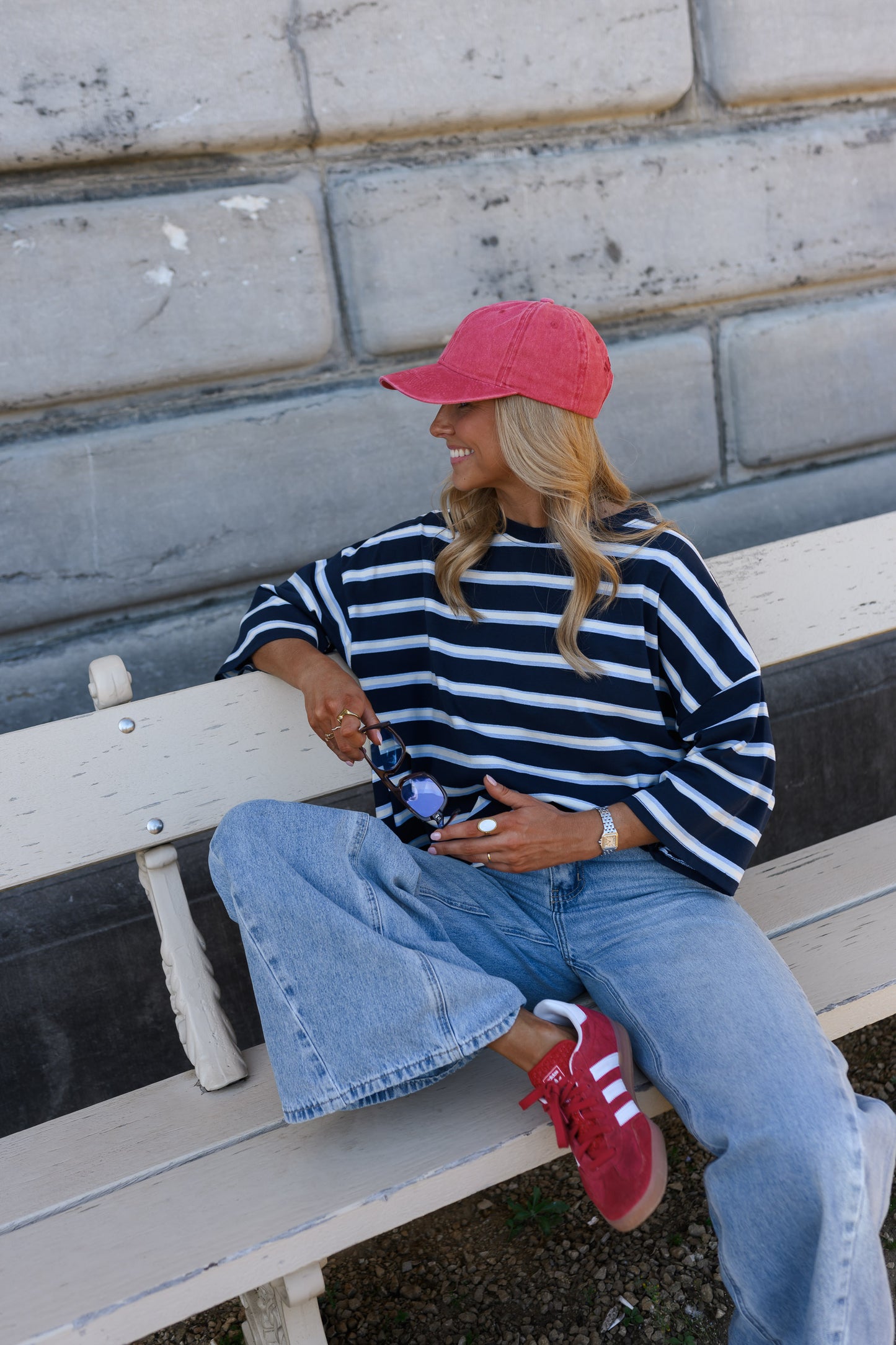Blue Striped Isora T-Shirt