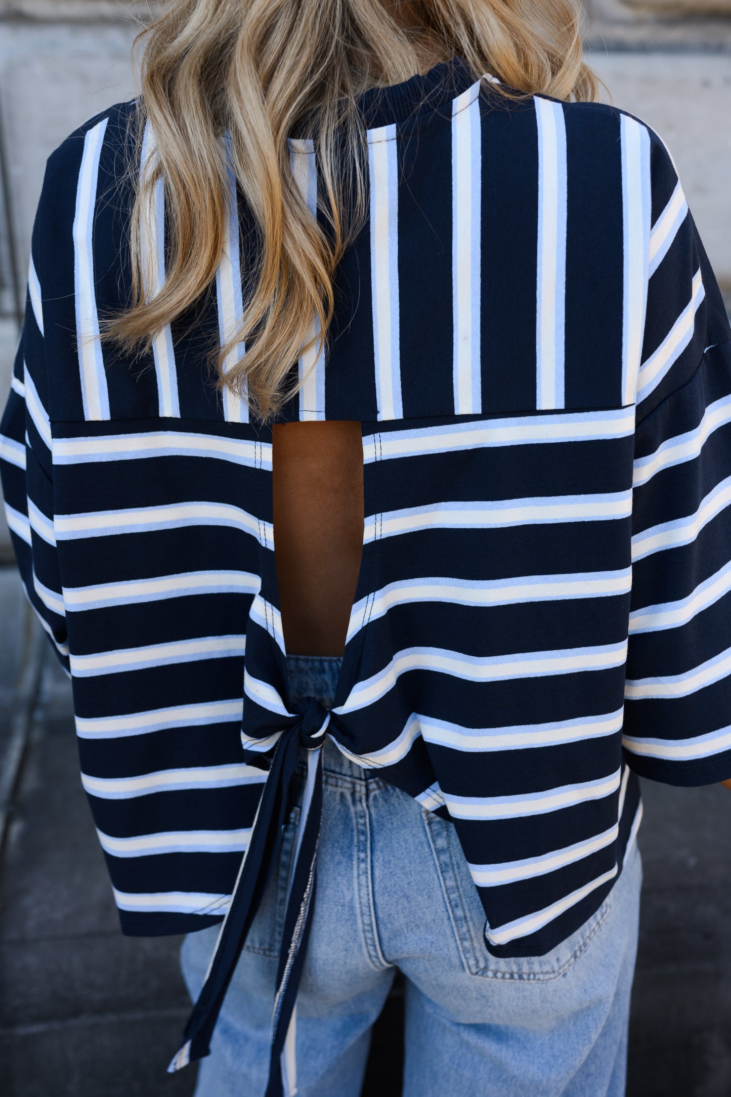 Blue Striped Isora T-Shirt