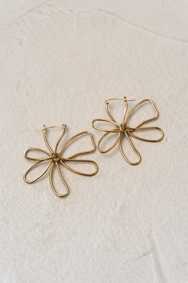 Golden Brien Earrings