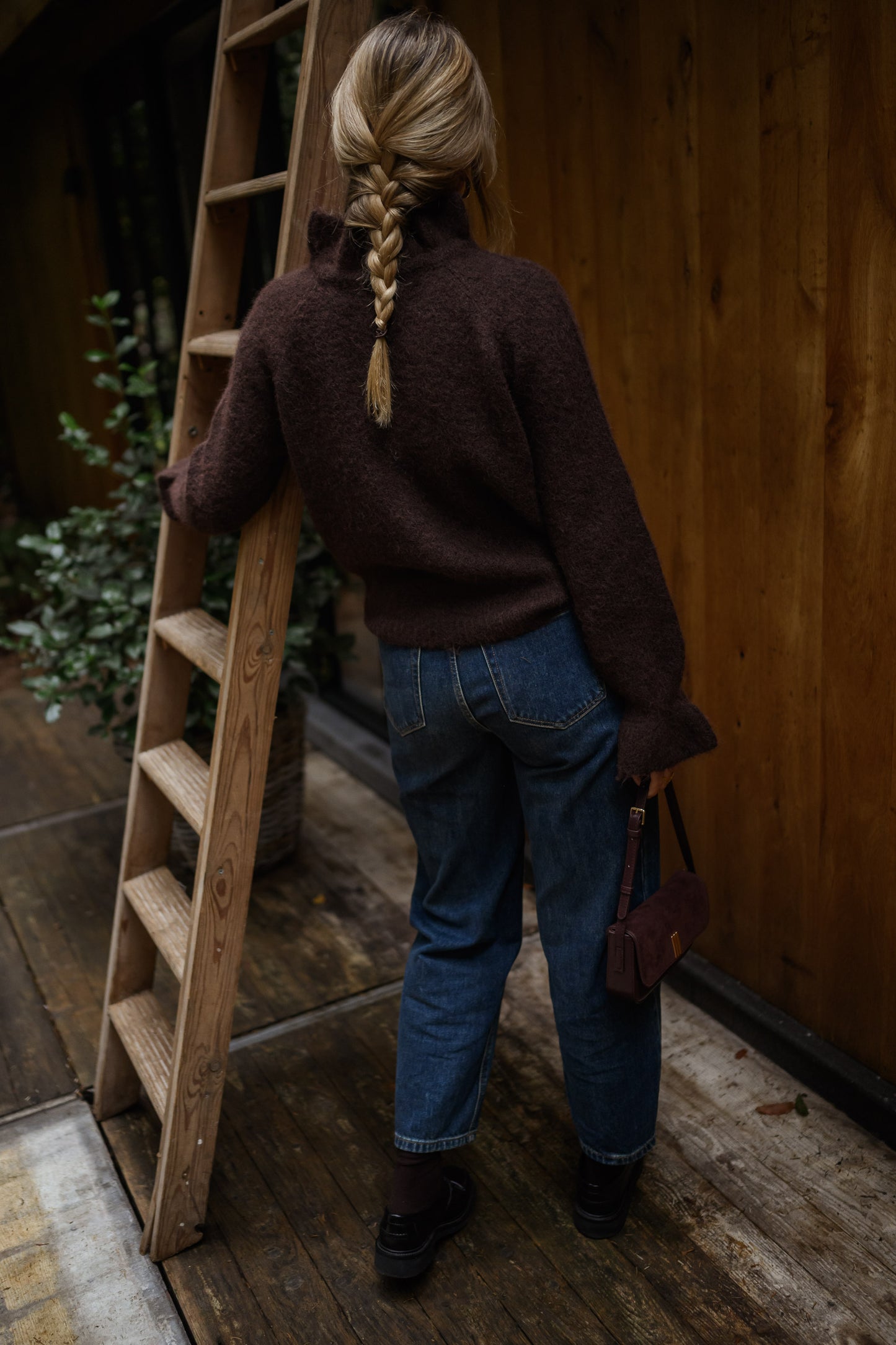 Brown Harper Sweater