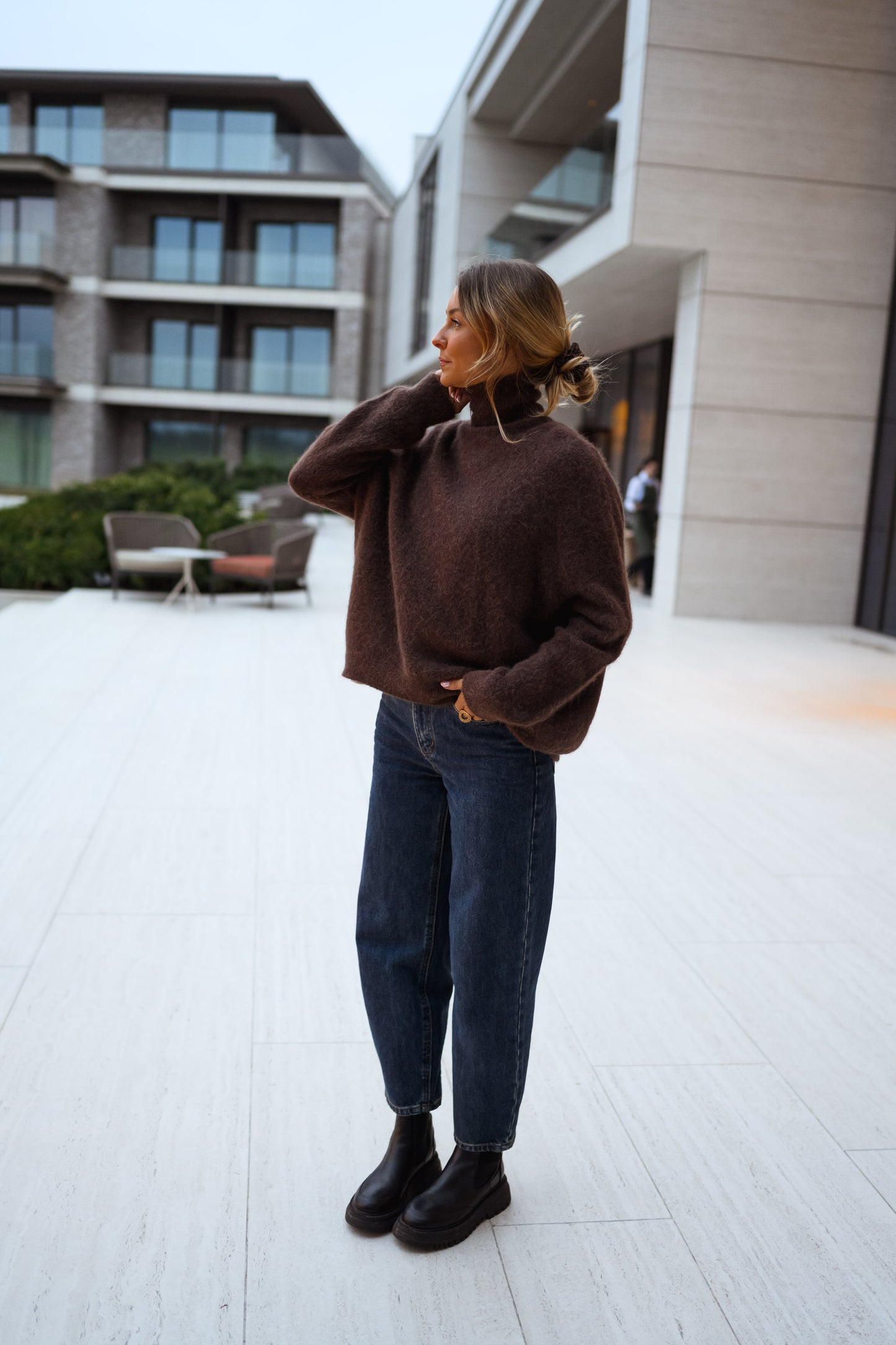Brown Mara Sweater