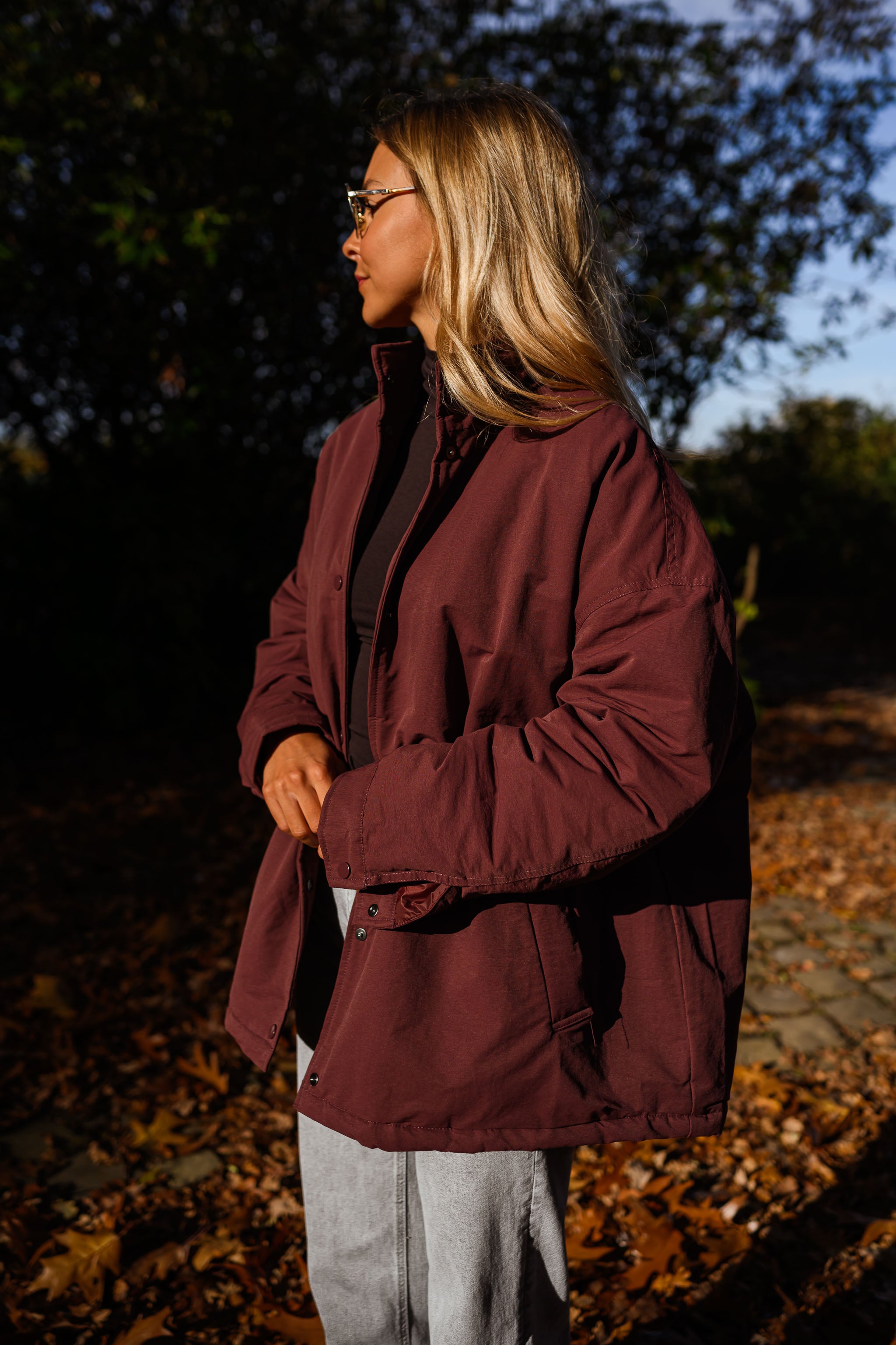 Burgundy Clio Coat