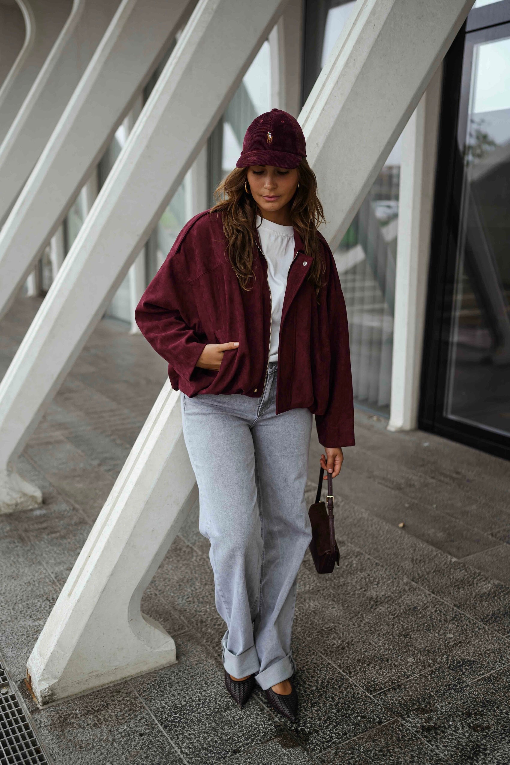 Burgundy Dave Jacket
