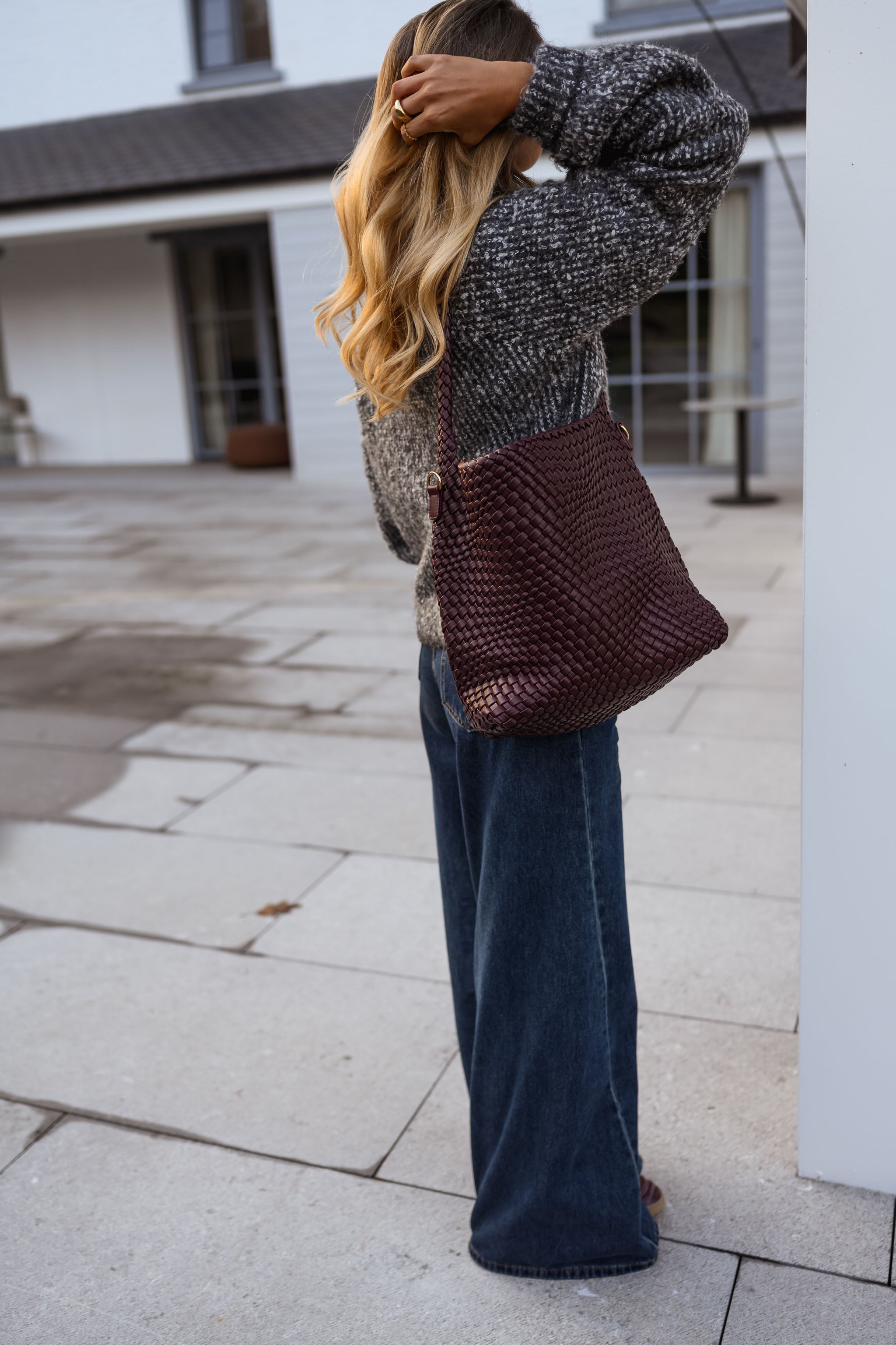 Burgundy Evie Bag