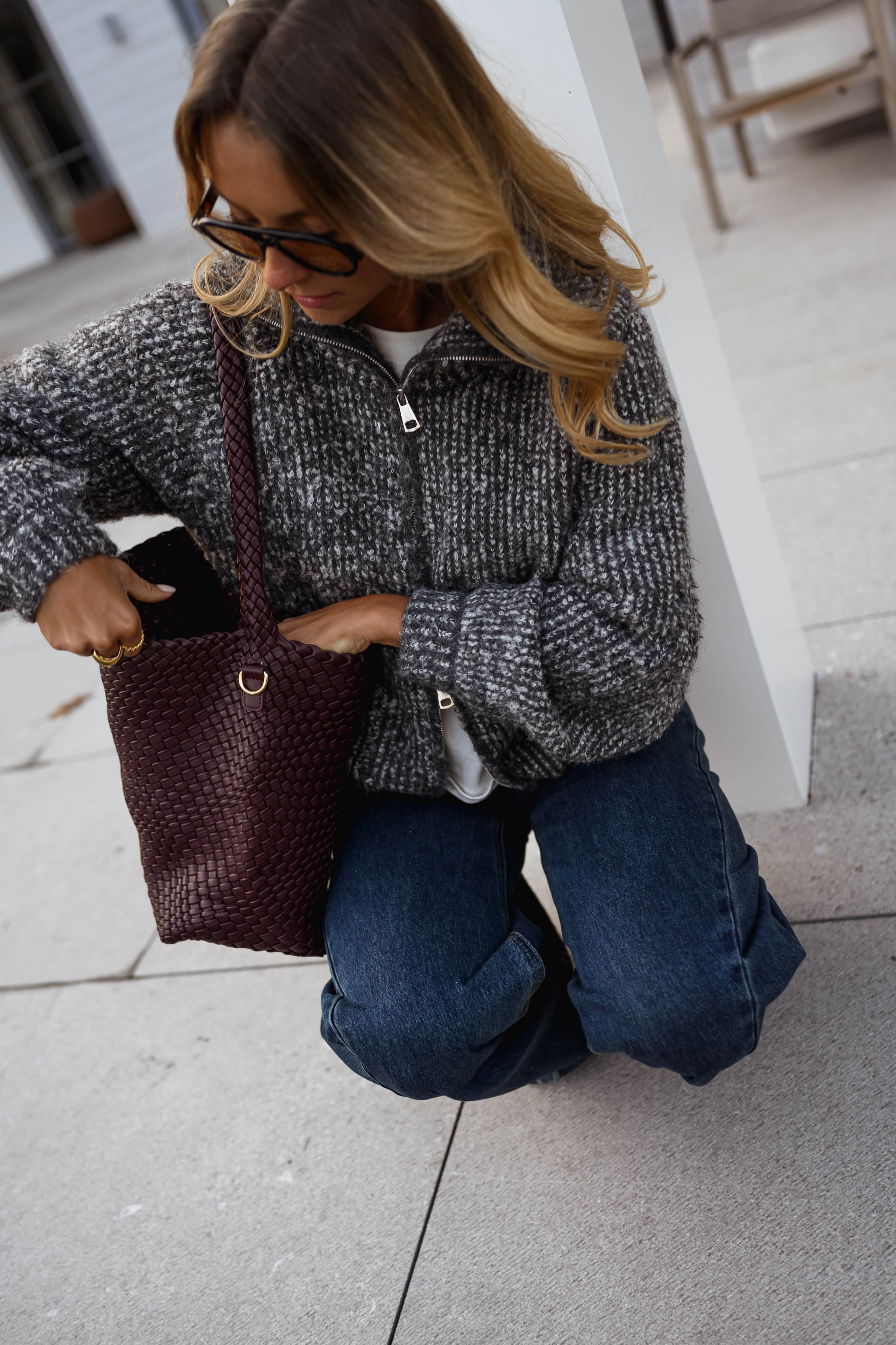 Burgundy Evie Bag