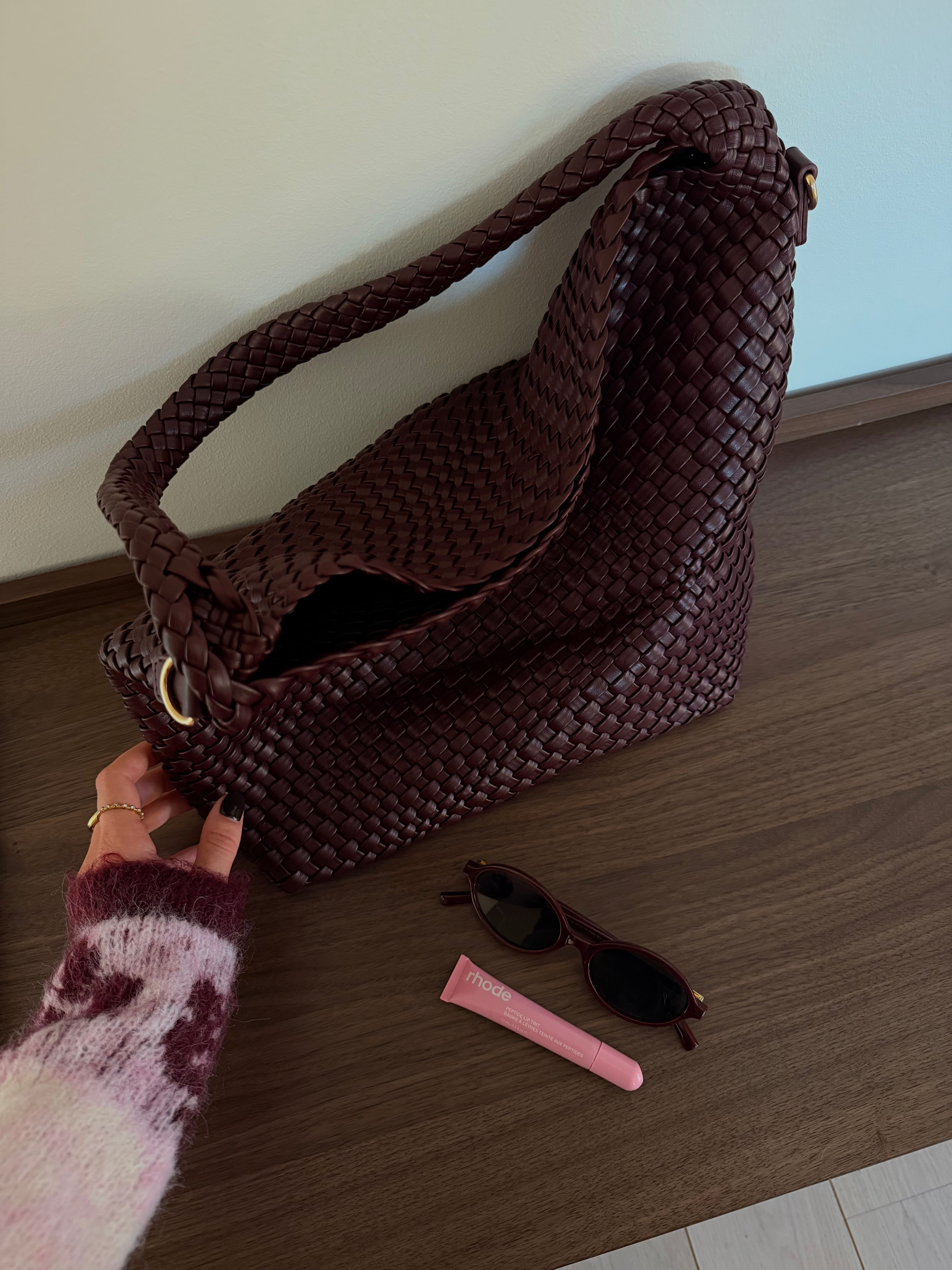 Burgundy Evie Bag