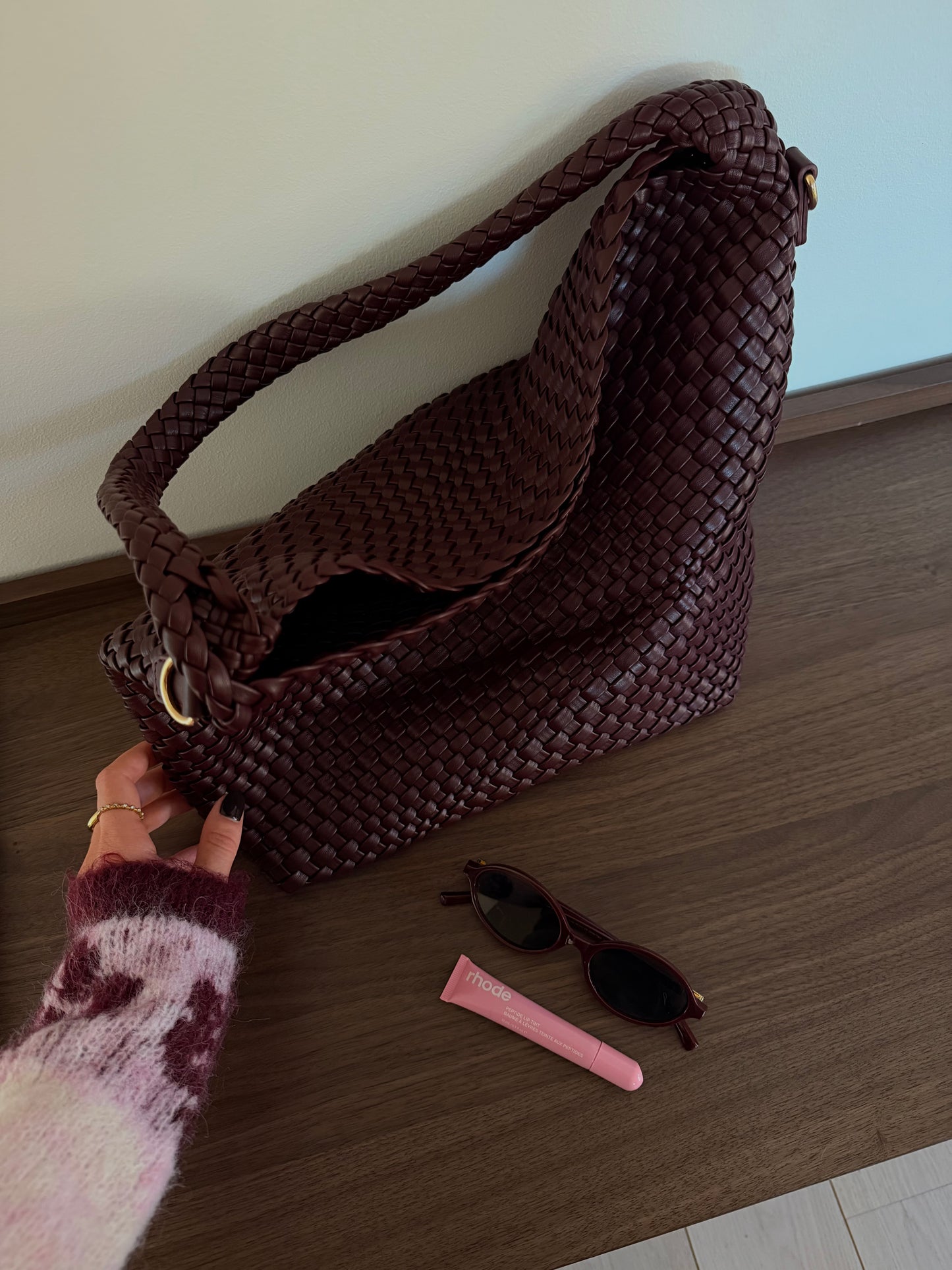 Burgundy Evie Bag