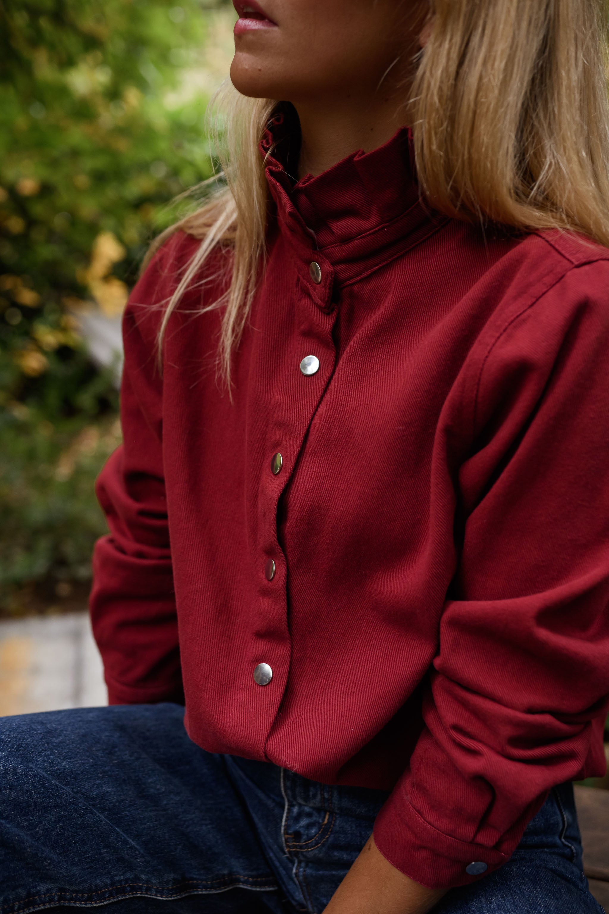 Burgundy Gabin Overshirt