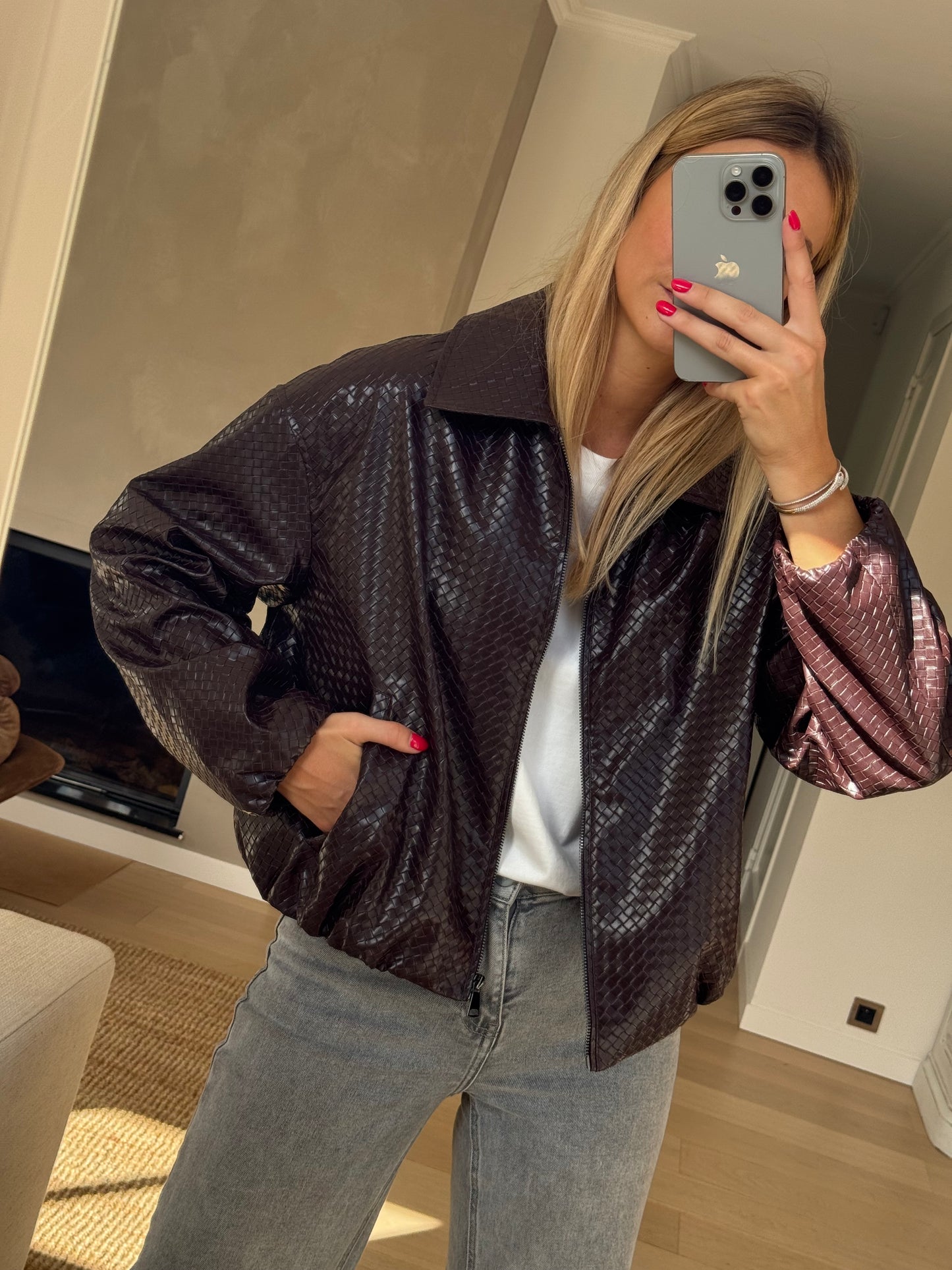 Burgundy Omer Jacket