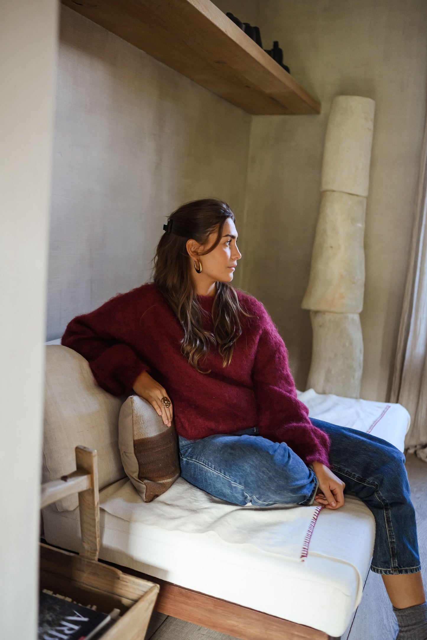 Burgundy Pieter Sweater