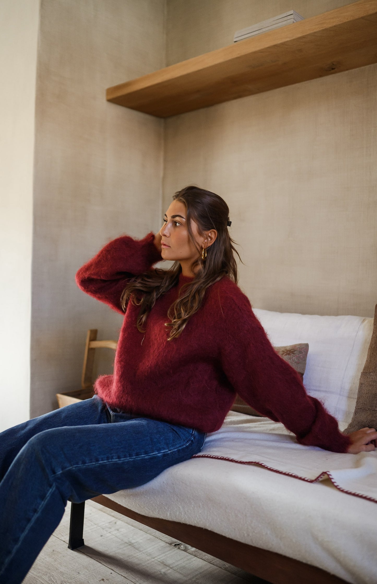 Burgundy Pieter Sweater