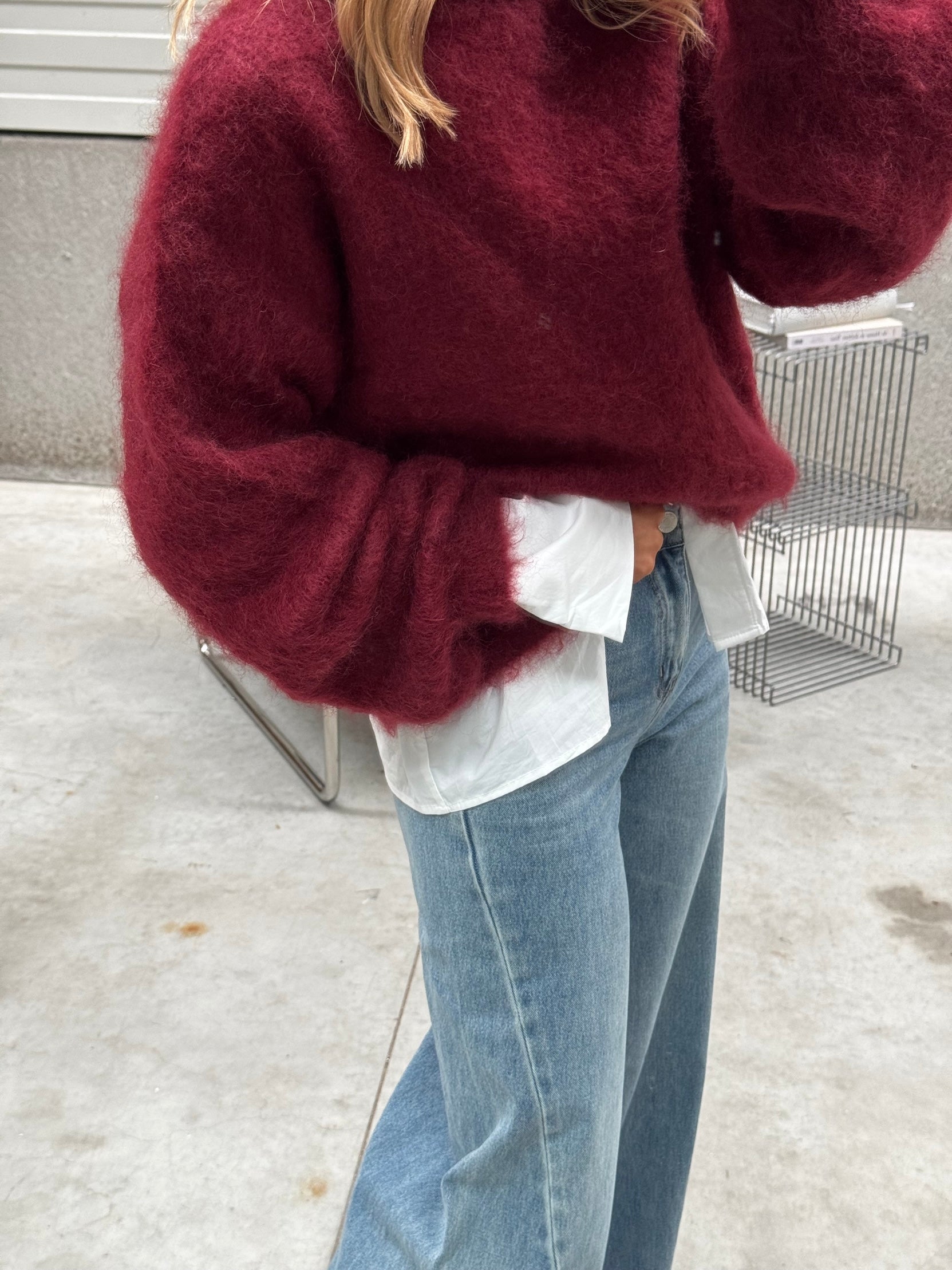 Burgundy Pieter Sweater