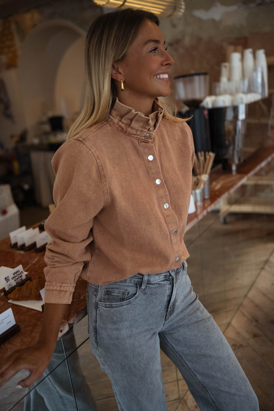 Camel Gabin Overshirt