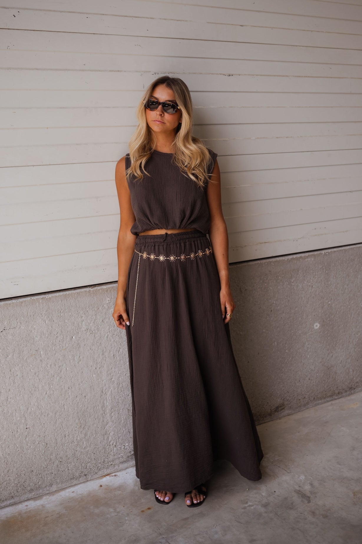 Chocolate Alyssa Skirt