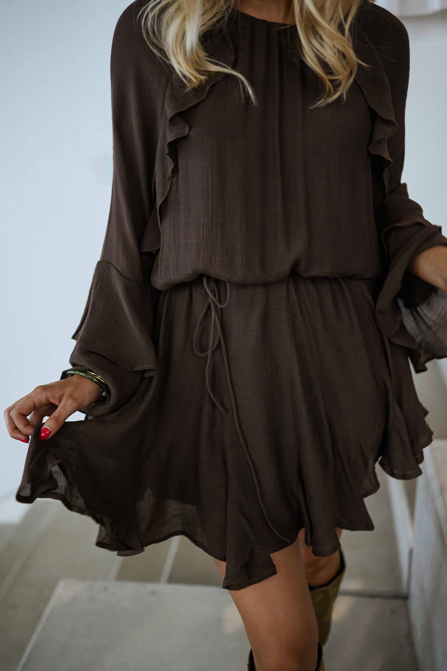 Chocolate Audrina Dress